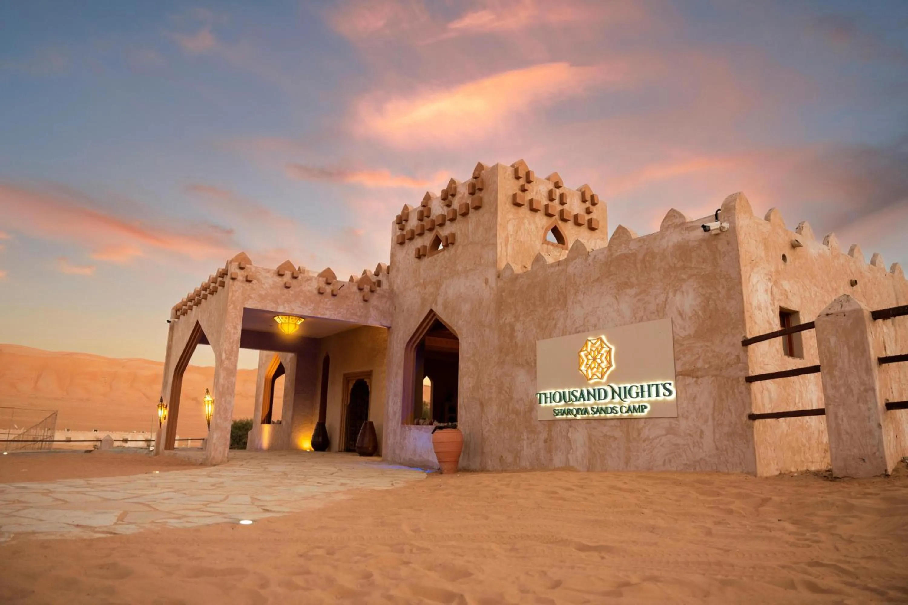 Property building in Thousand Nights Camp