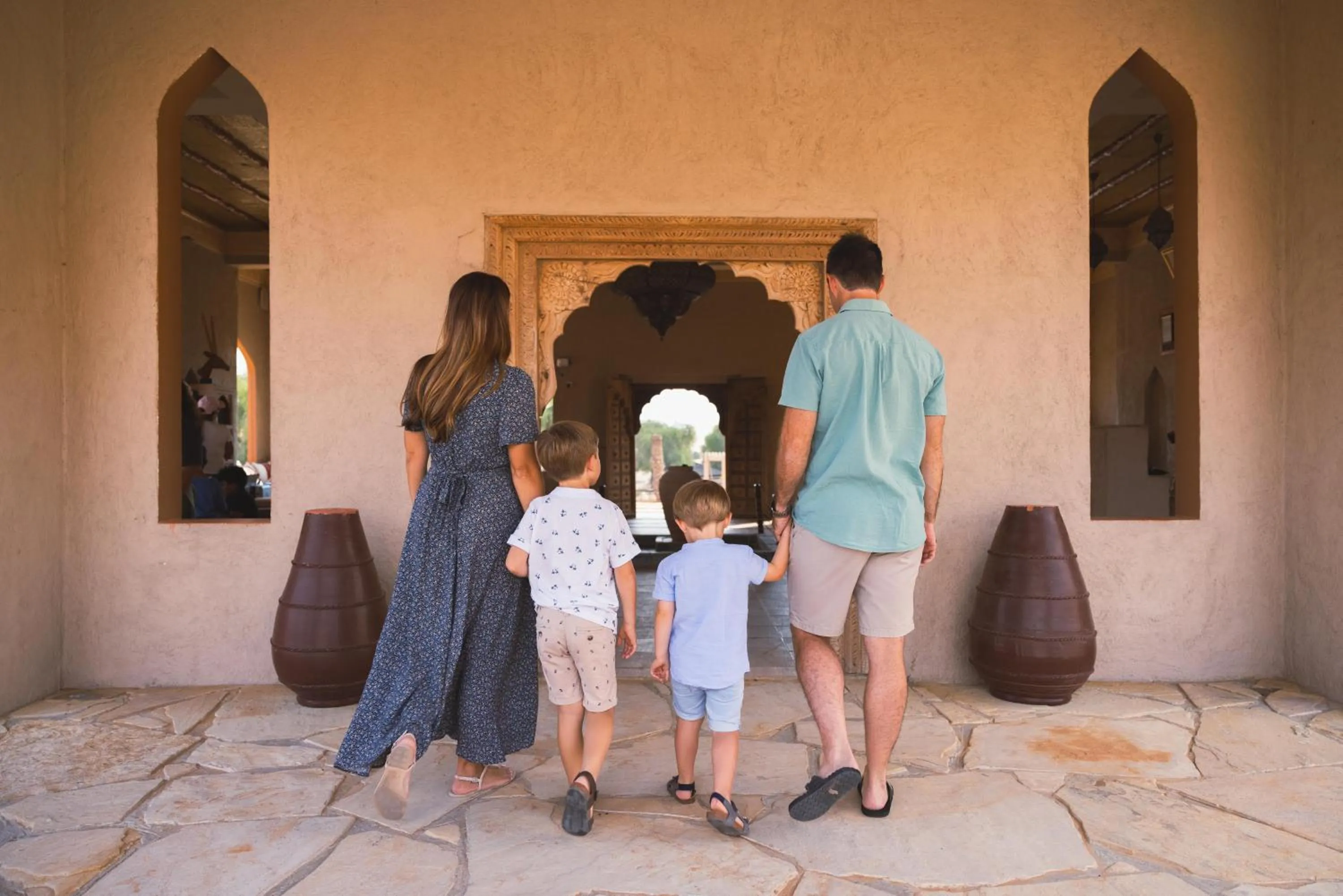 Lobby or reception in Thousand Nights Camp