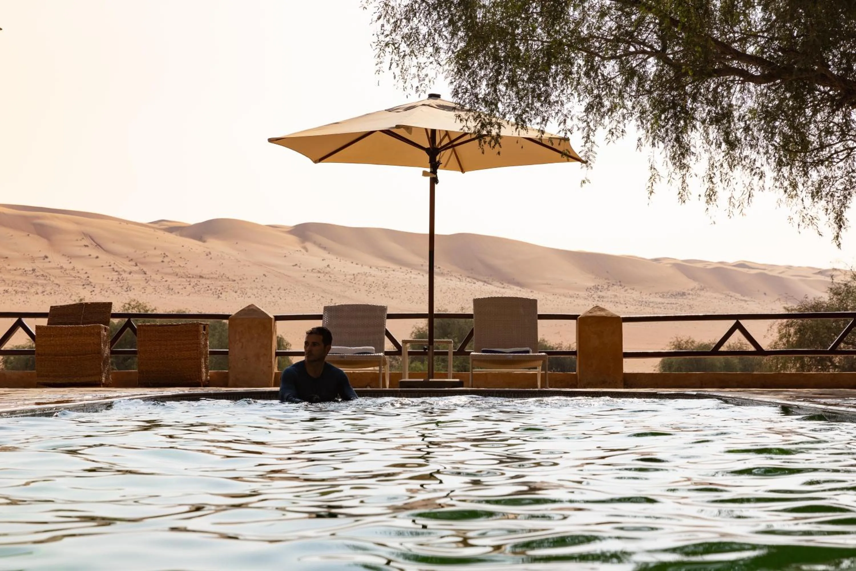 Swimming pool in Thousand Nights Camp