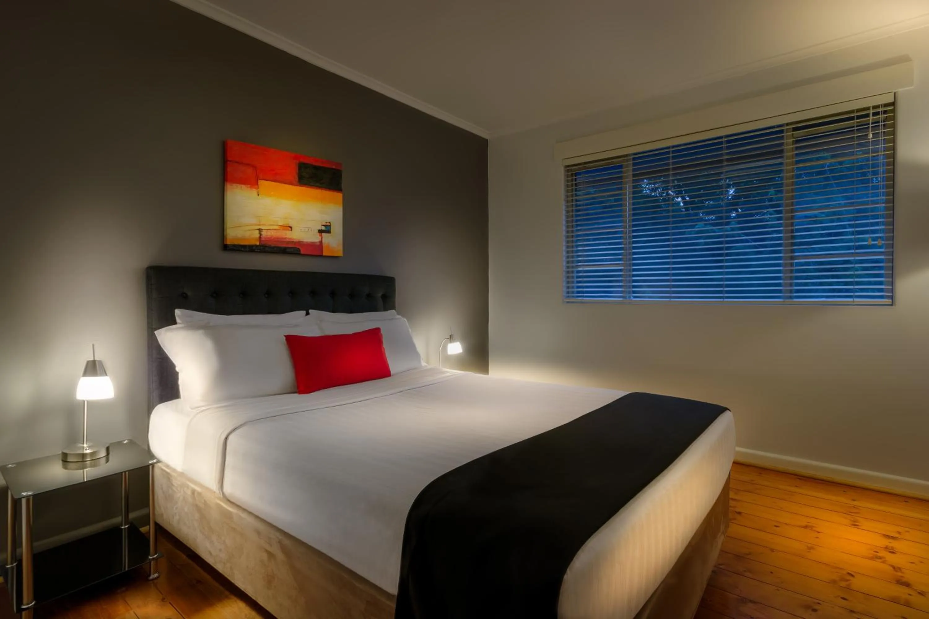 Photo of the whole room, Bed in Crest On Barkly Serviced Apartments