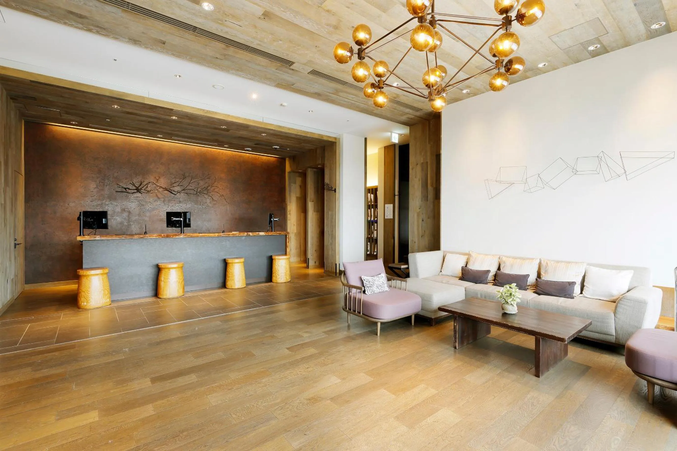 Lobby or reception in JR Inn Asahikawa