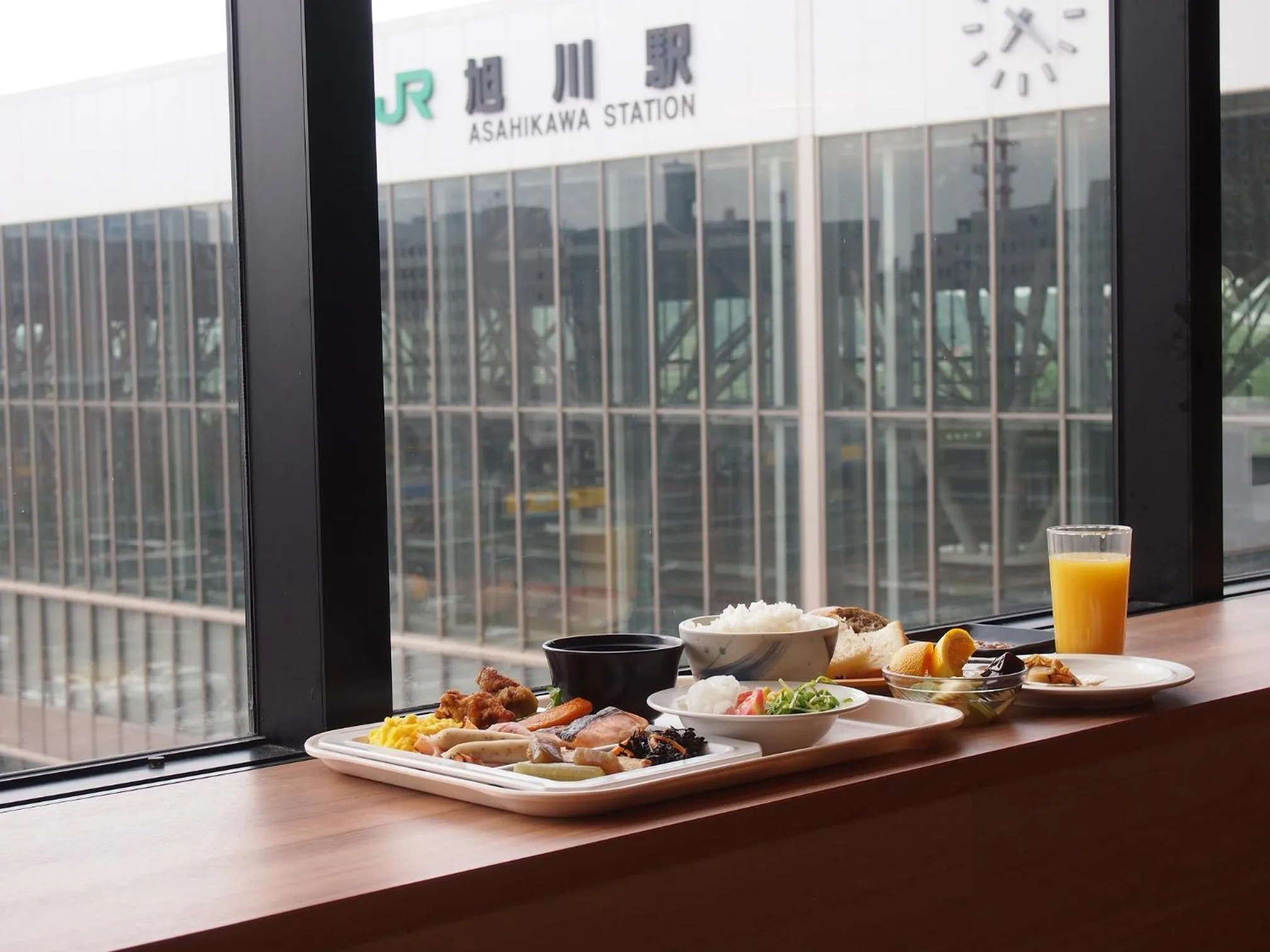Breakfast in JR Inn Asahikawa
