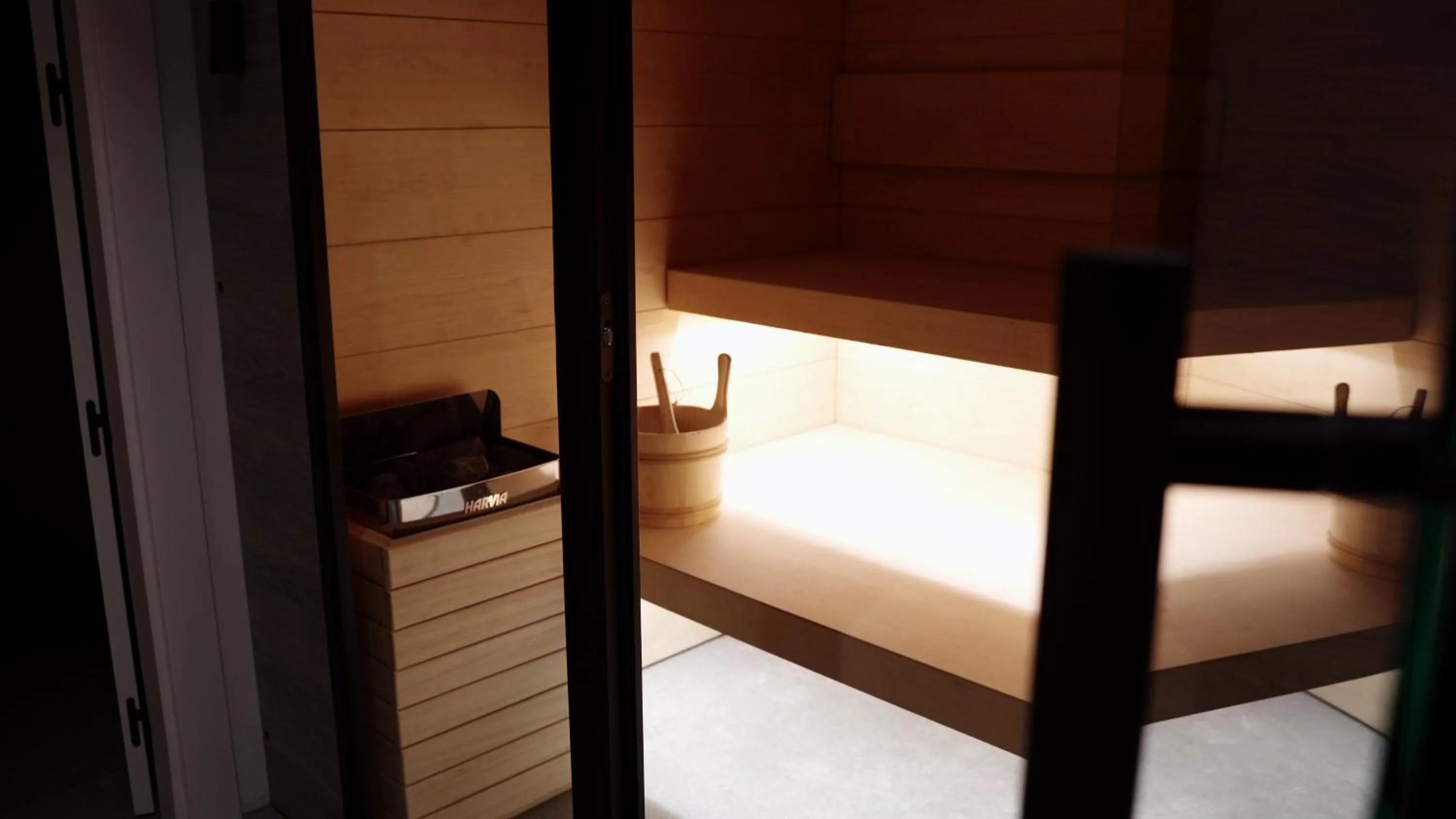 Sauna, Bed in Apartamentos 2H LIVING
