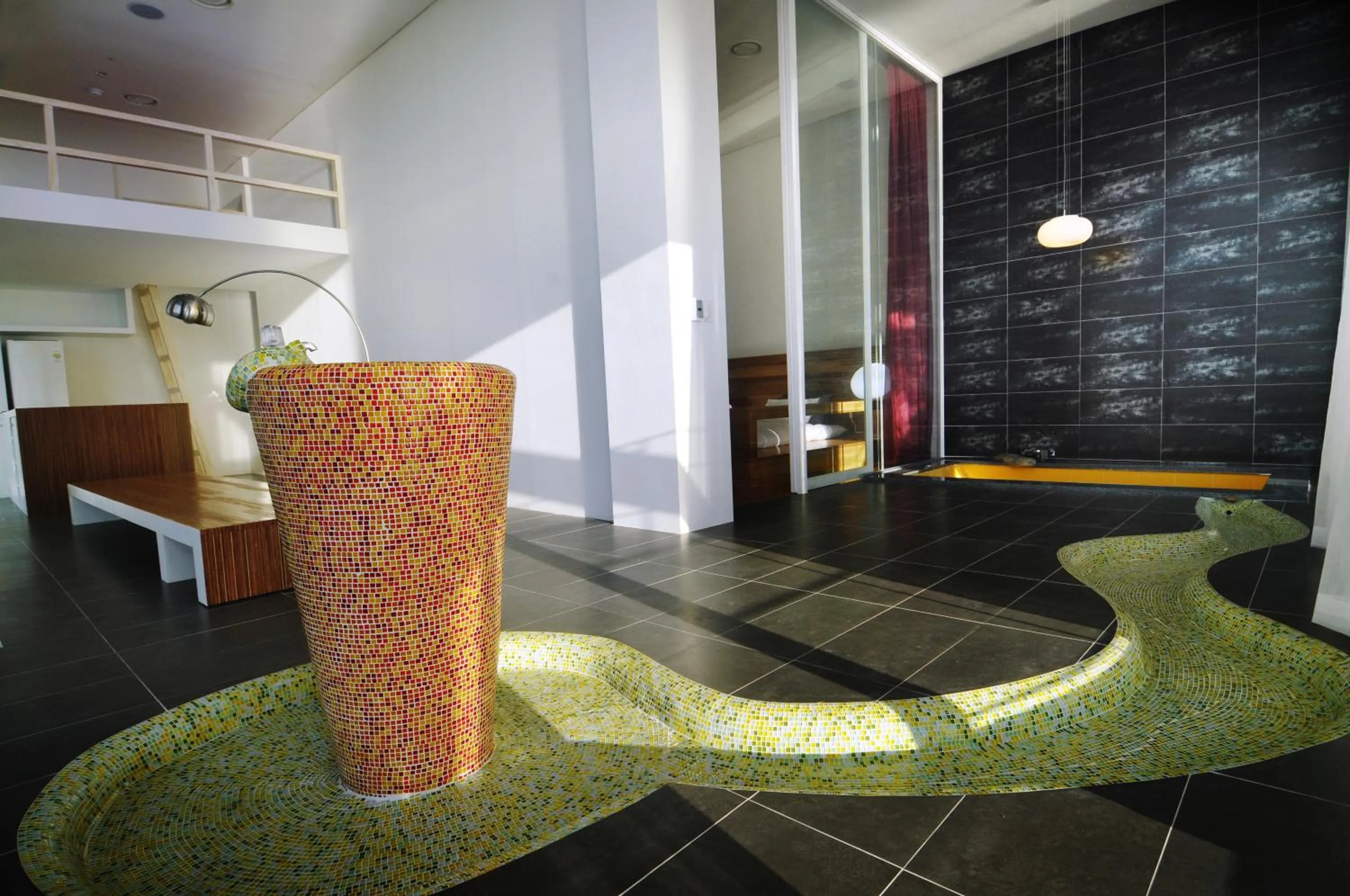 Bedroom in Haslla Art World Museum Hotel