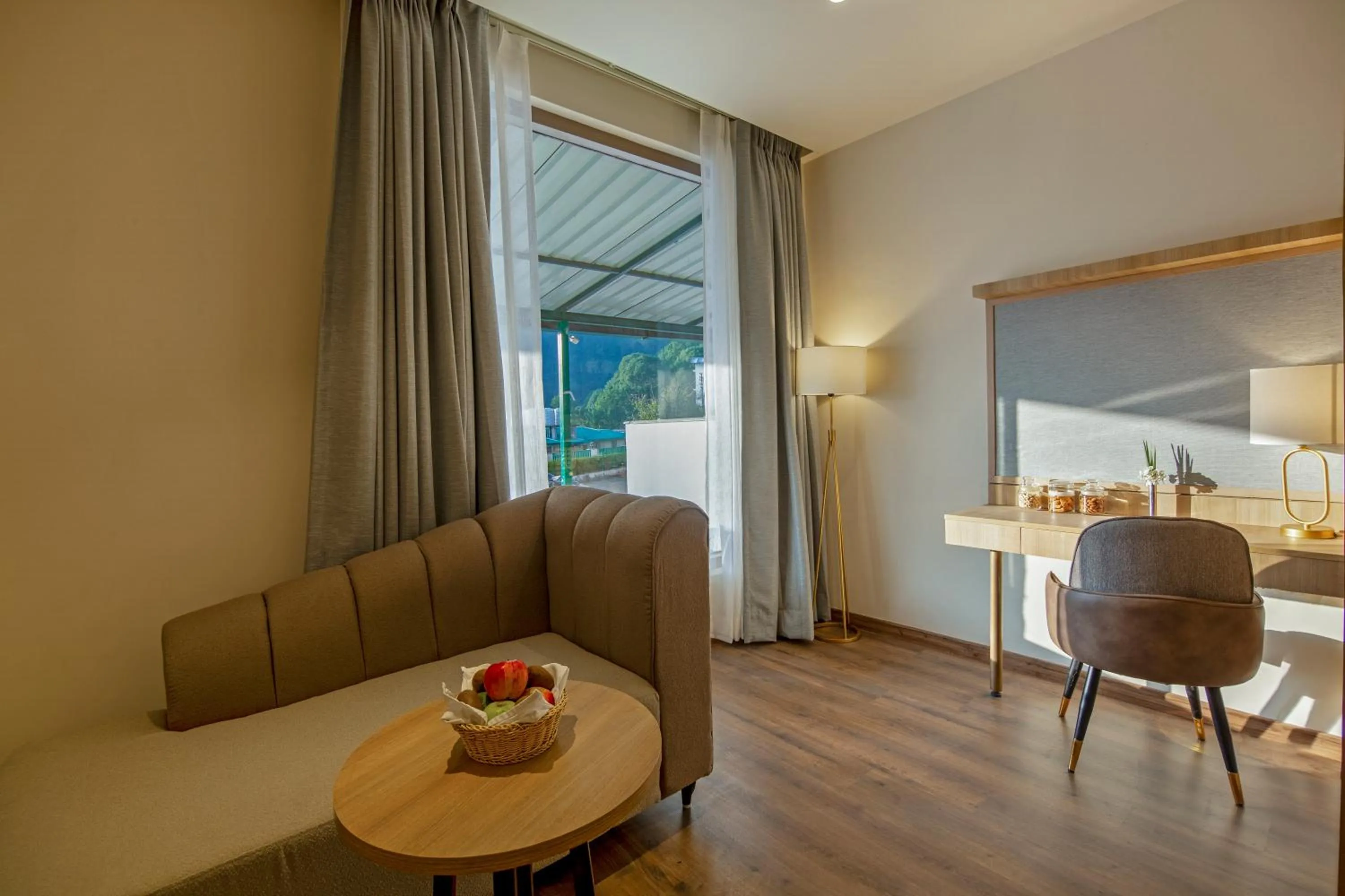 Seating area in Sterling Nainital