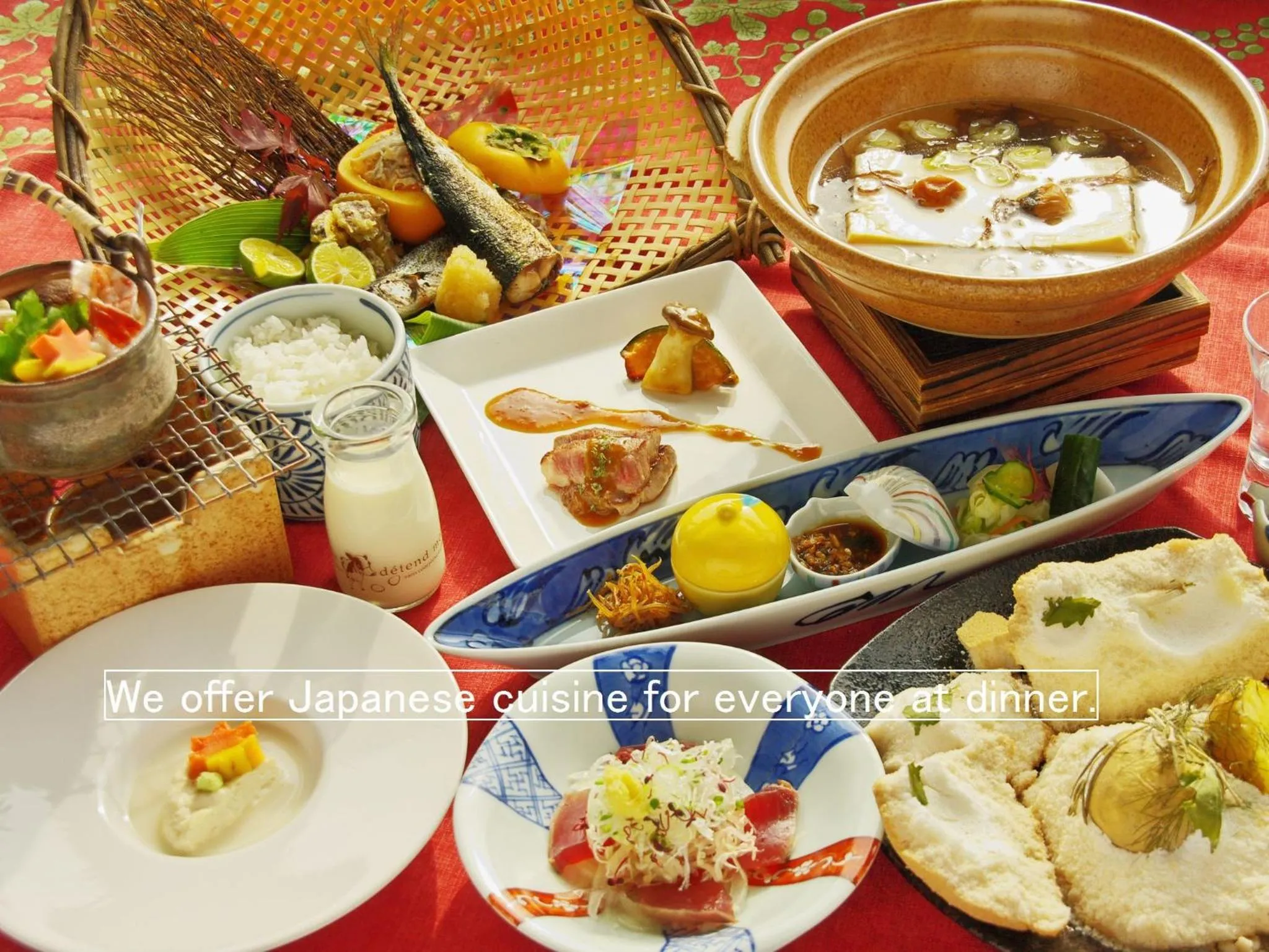 Dinner in Asahidake Yumoto Yukomanso