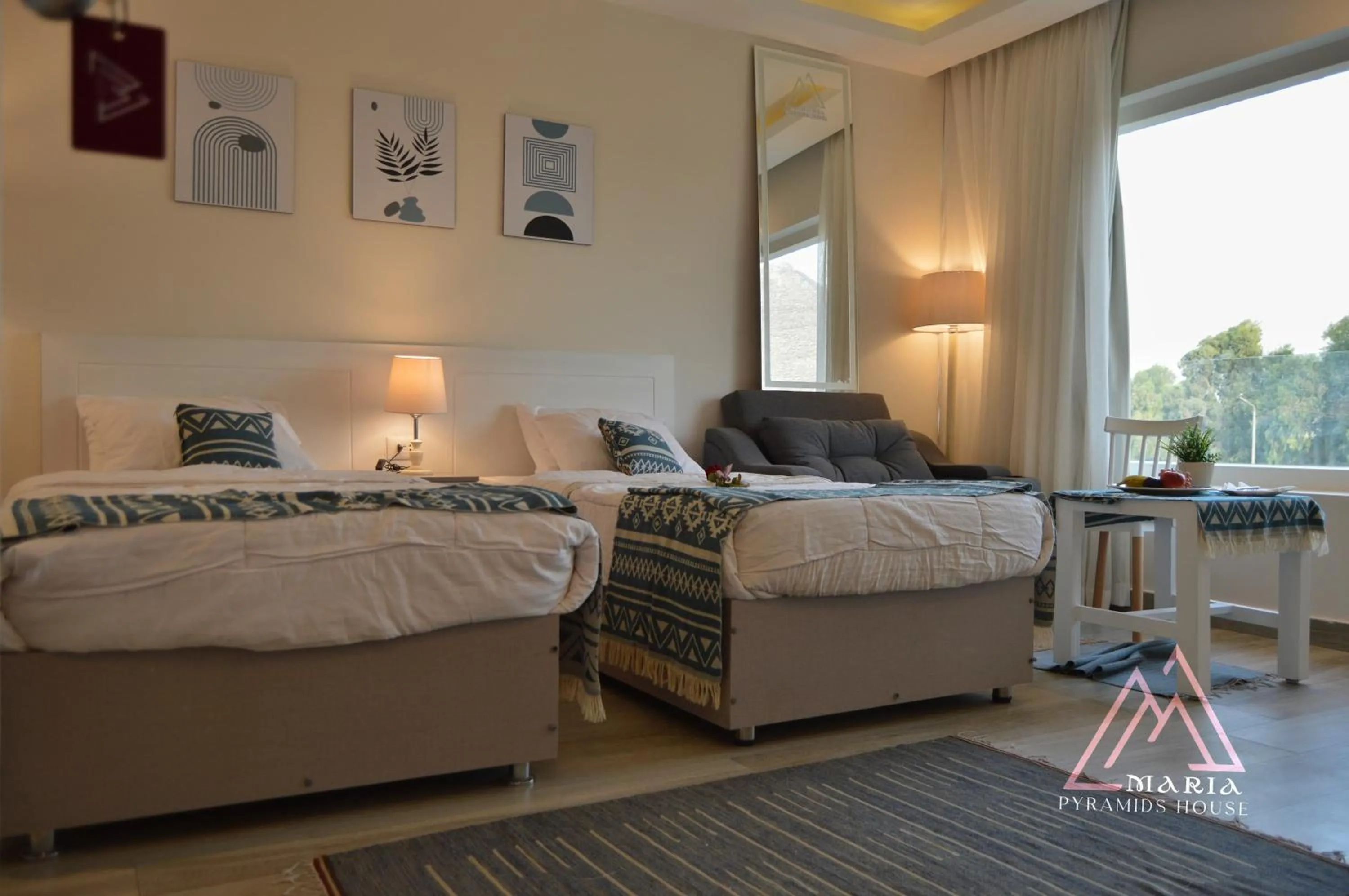 Bed in Maria Pyramids House