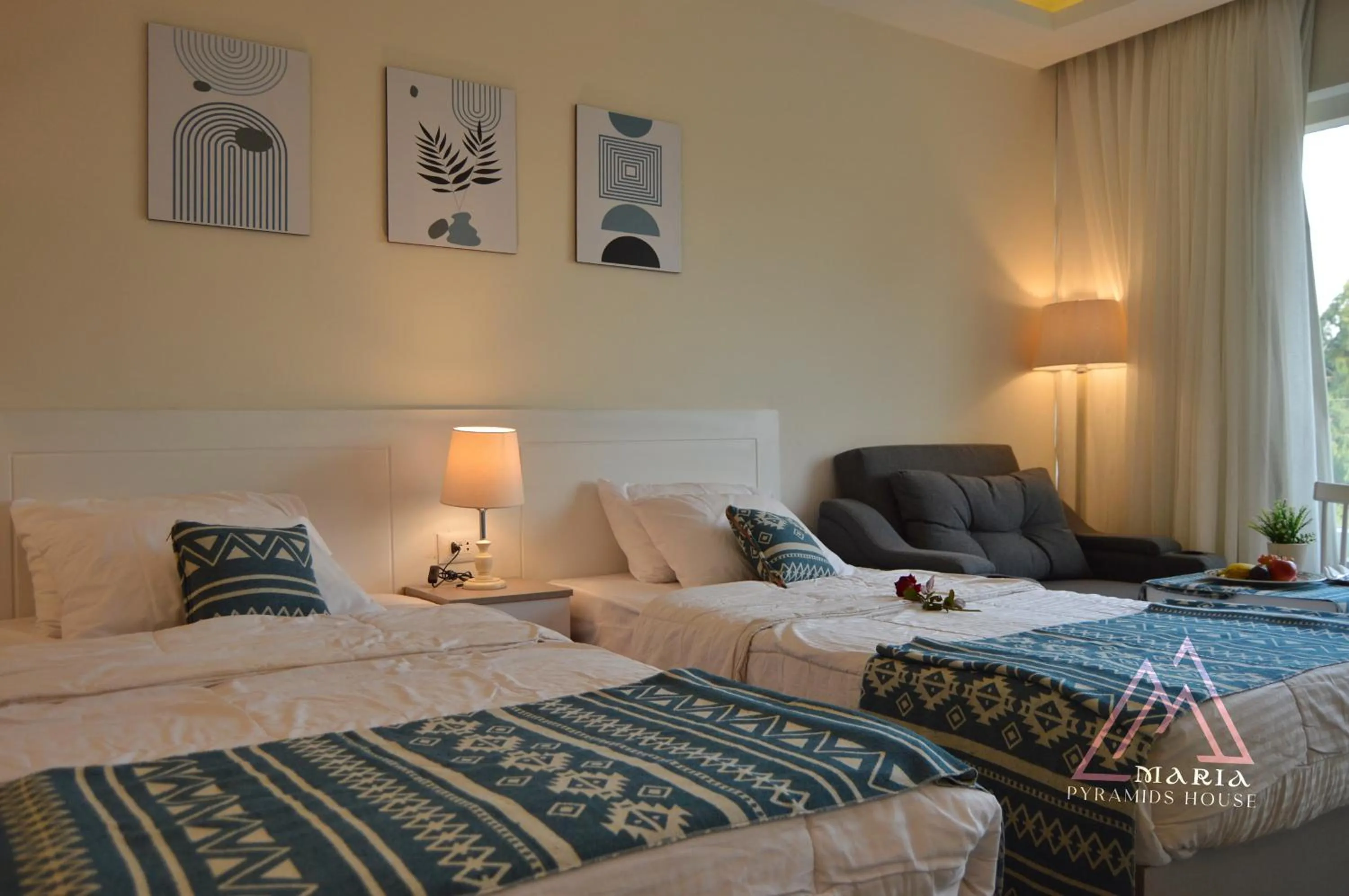 Bed in Maria Pyramids House