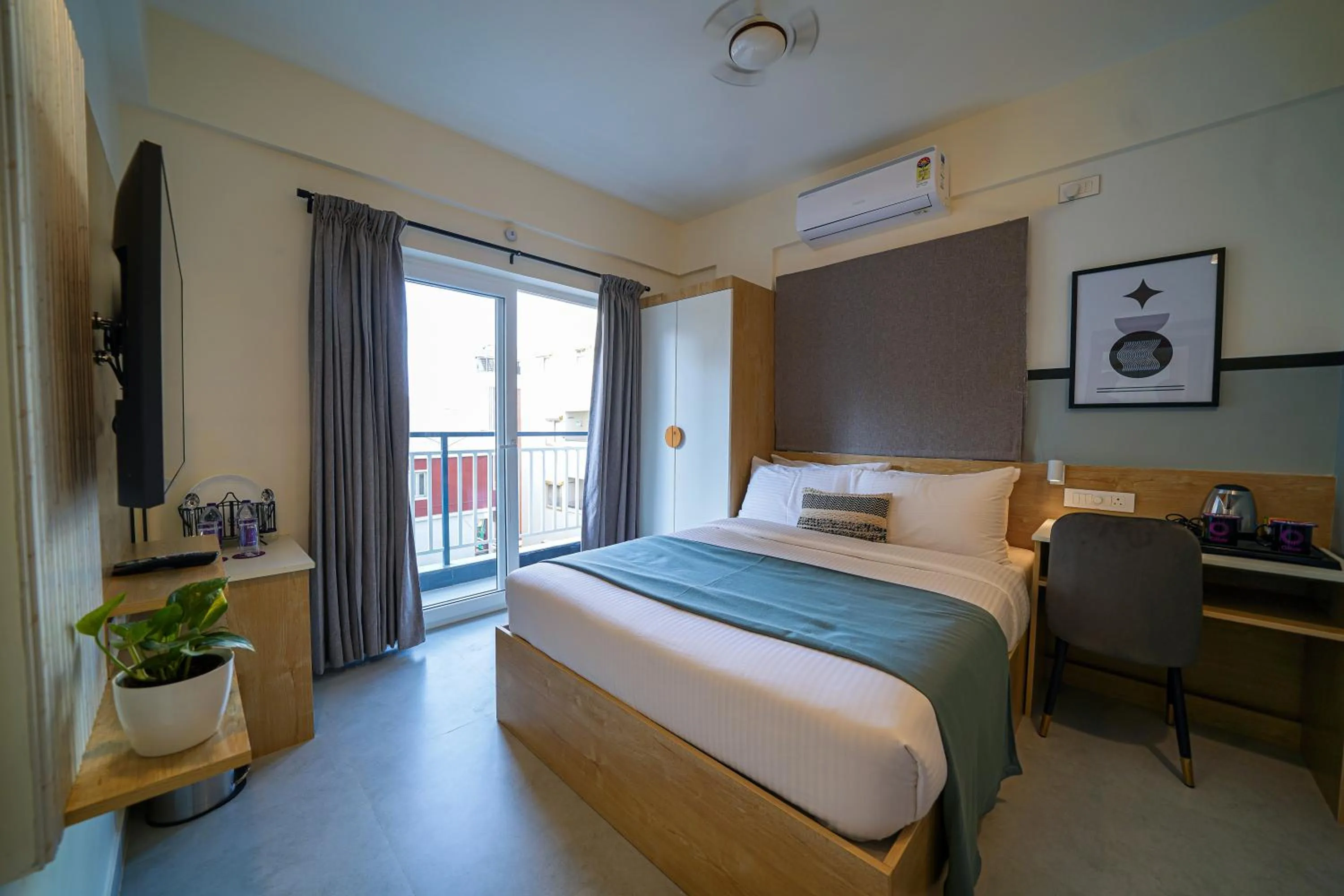 Bed in Olive Hotel Kundalahalli by Embassy Group