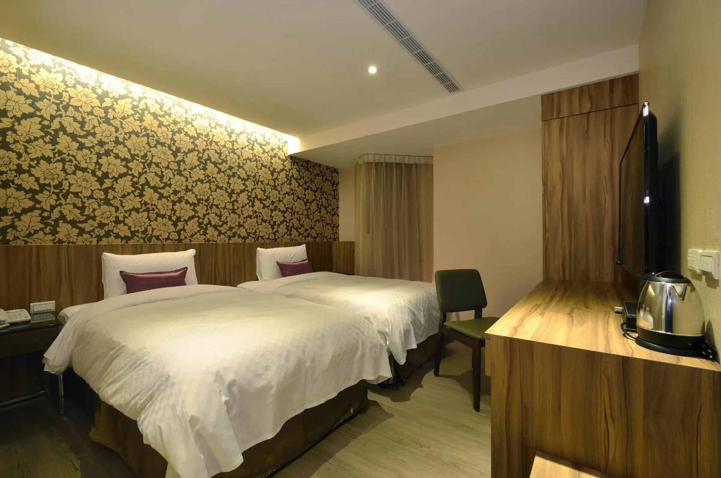 Bedroom, Bed in Shin Shin Hotel - Songshan