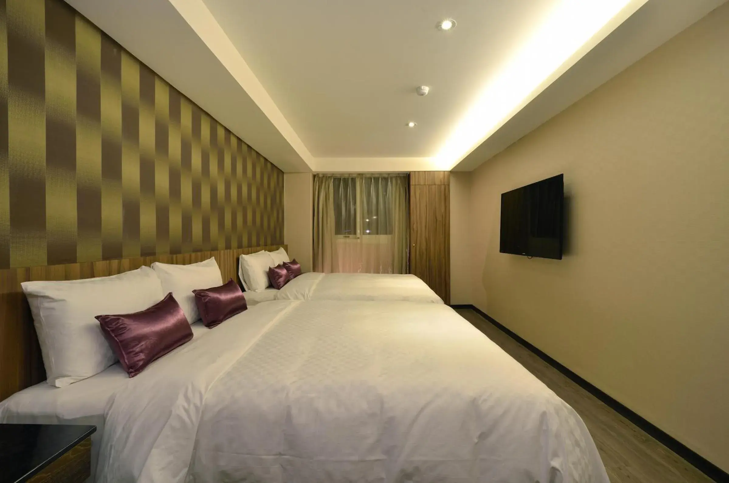 Bedroom, Bed in Shin Shin Hotel - Songshan