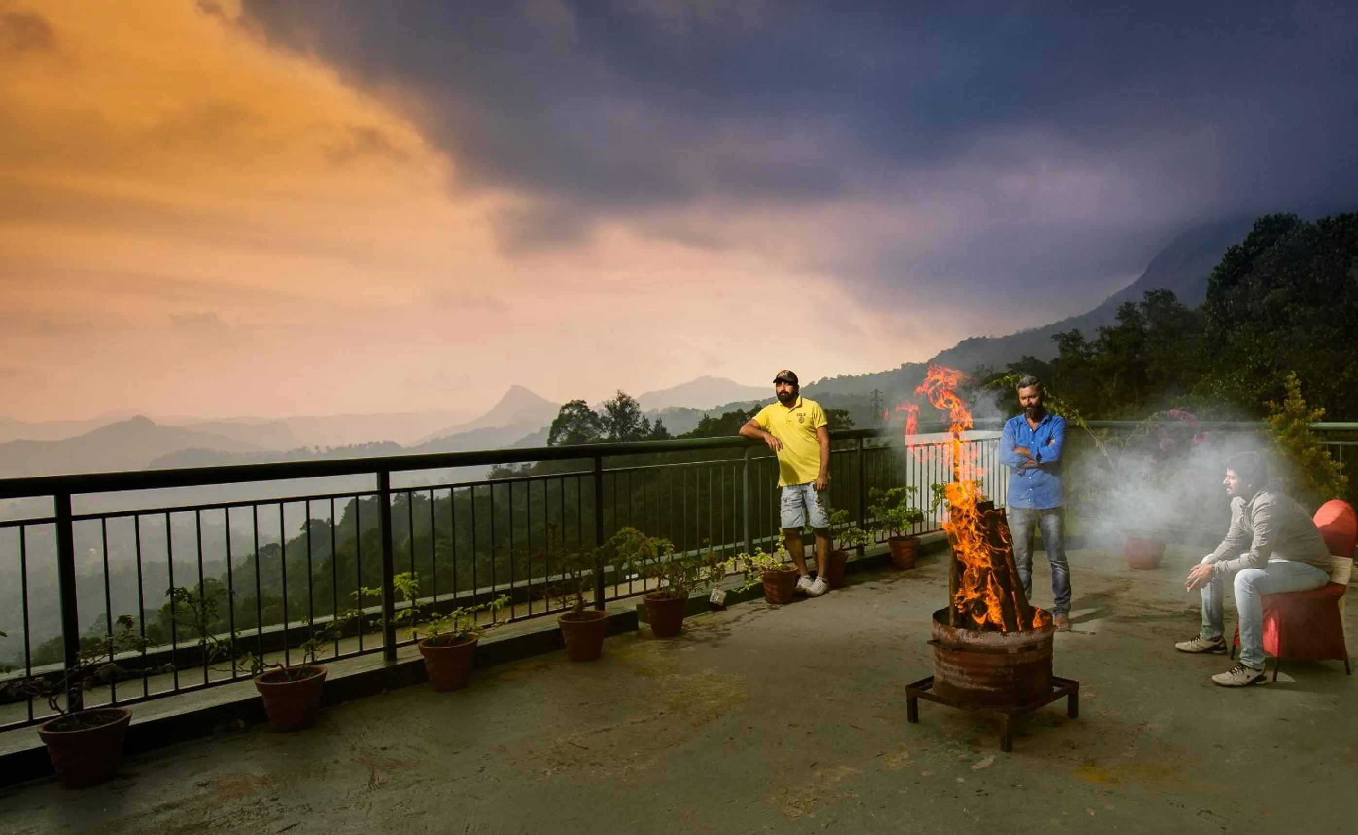 BBQ facilities in Munnar Tea Hills Resort - MTHR