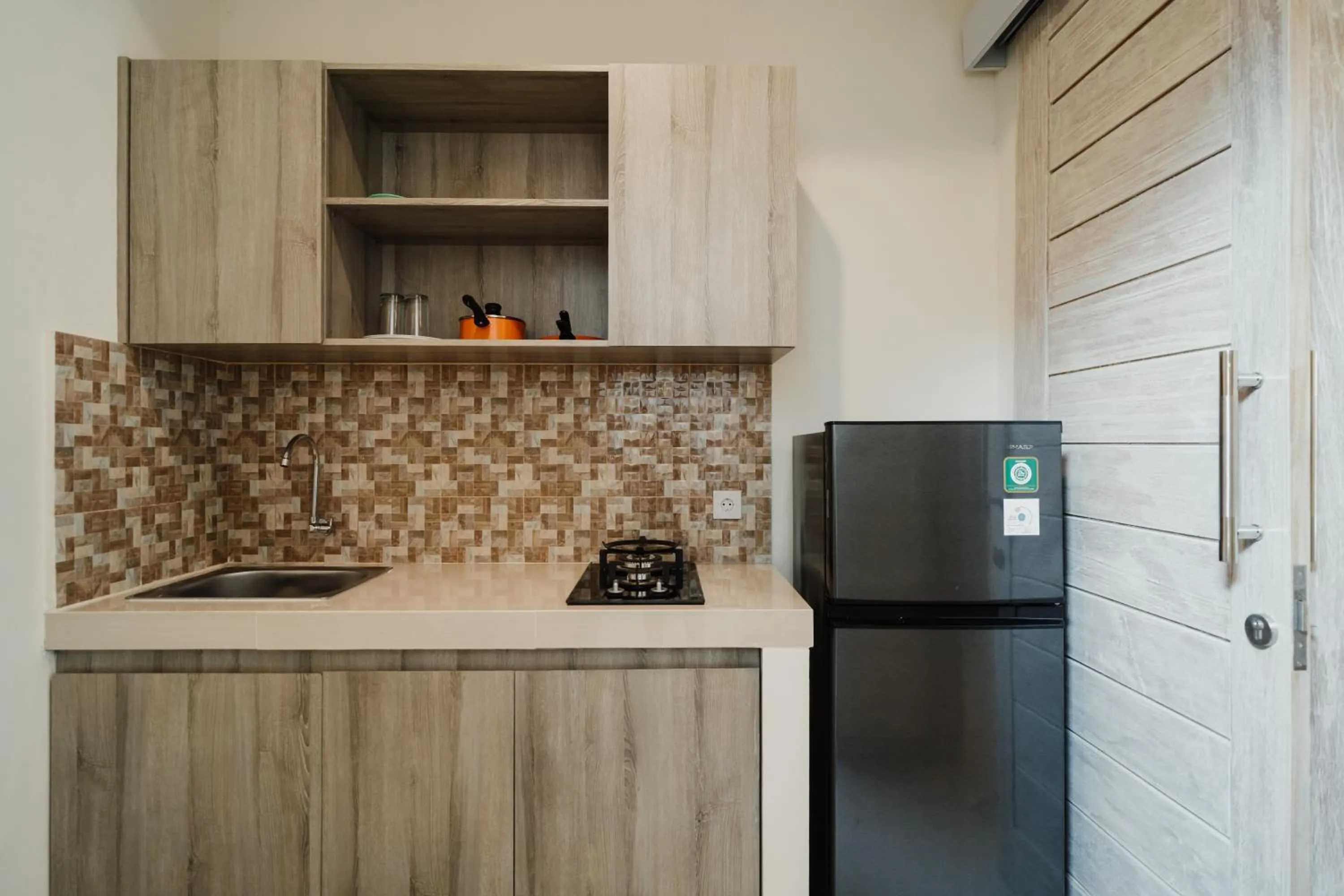 kitchen in D'Leafy Seminyak