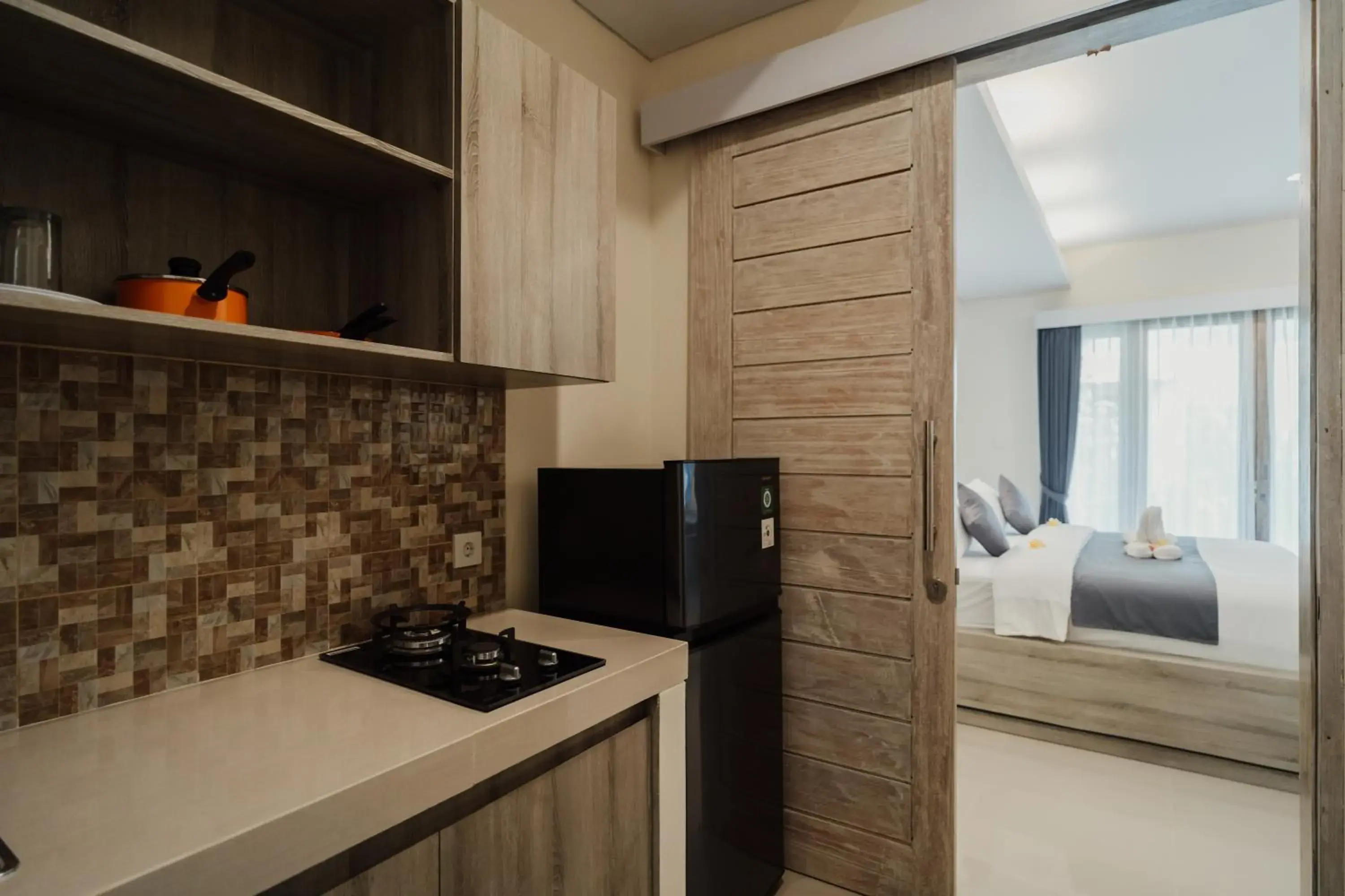 kitchen in D'Leafy Seminyak kitchen in D'Leafy Seminyak