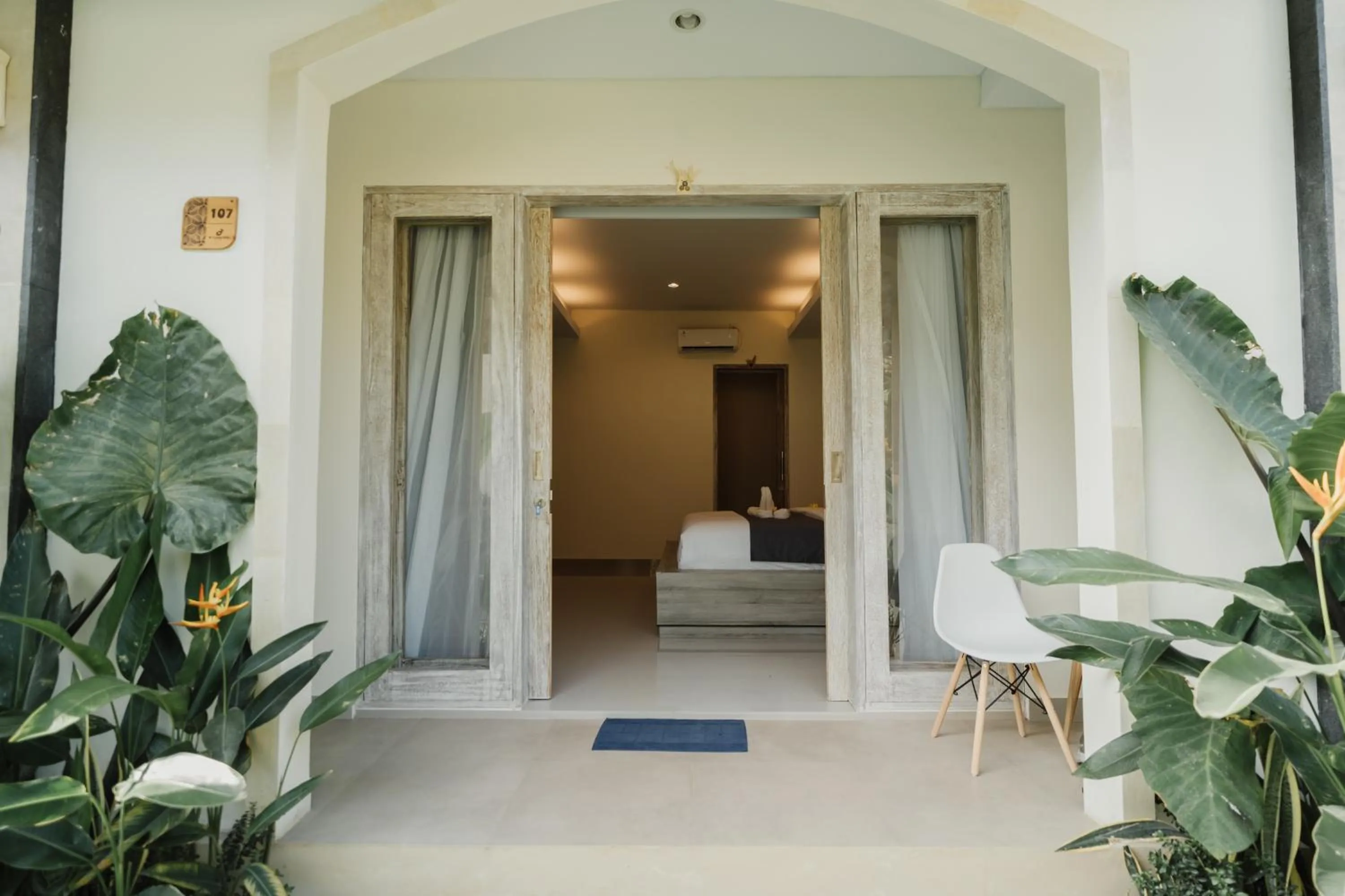 Balcony/Terrace in D'Leafy Seminyak