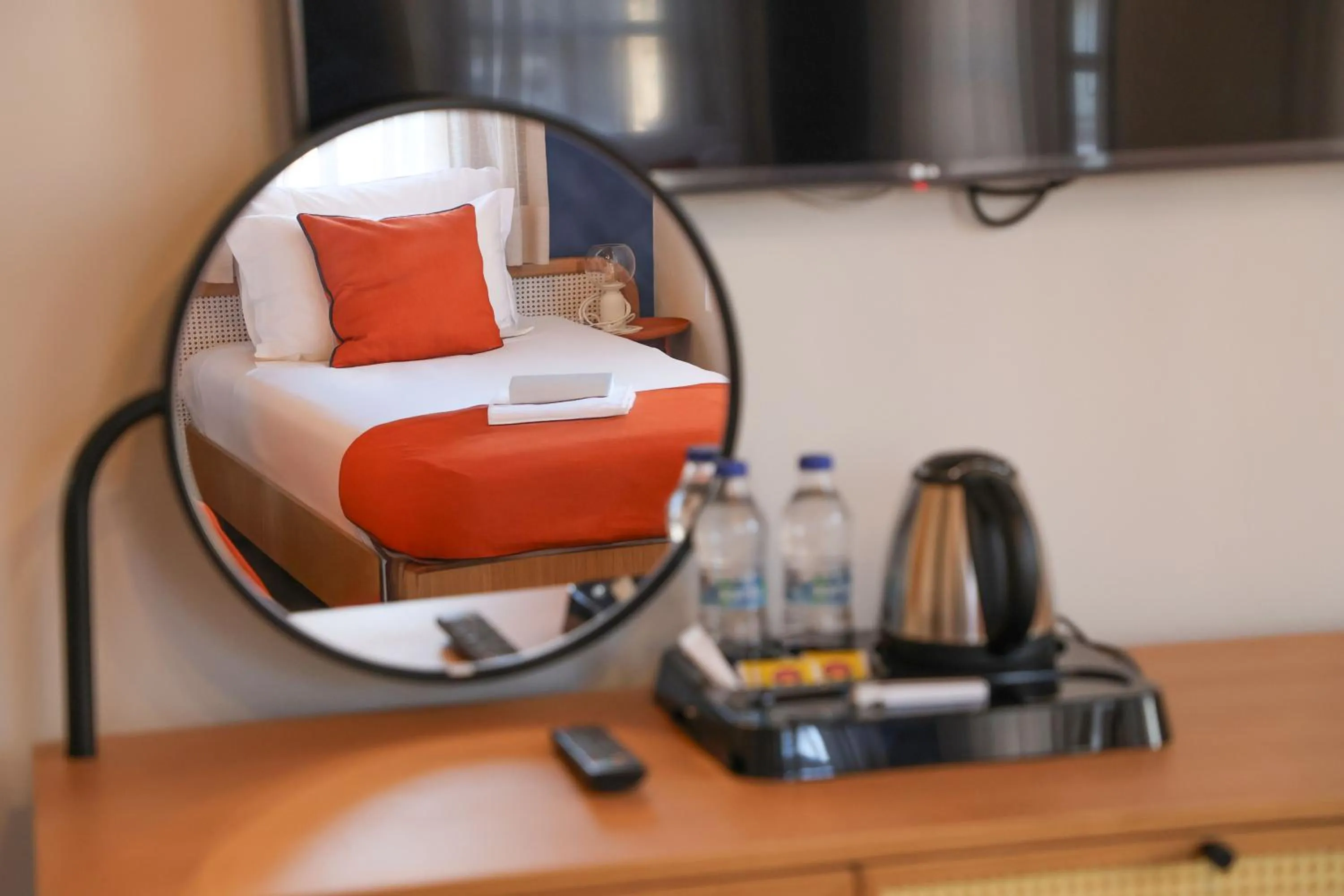 Living room in Oldies Hotel