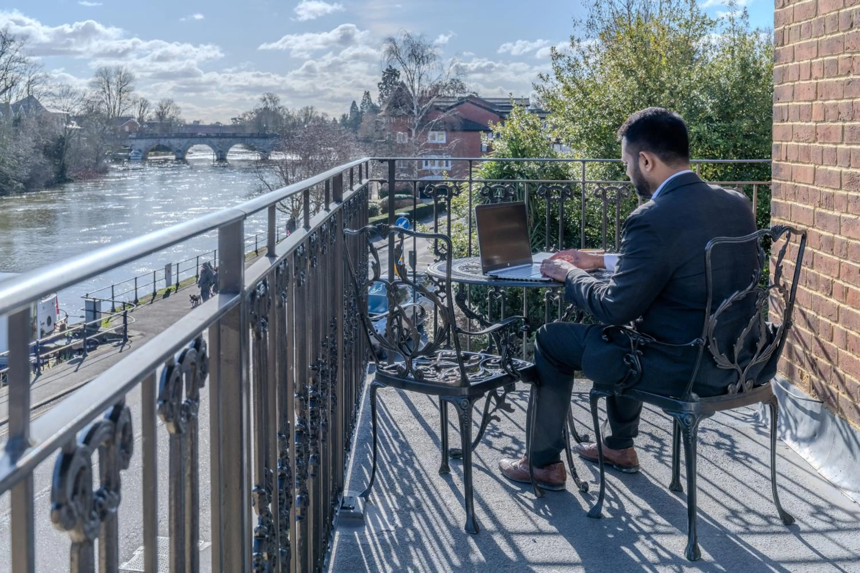 River view in Uno Thames Hotel Maidenhead -Reopened Brand New Again