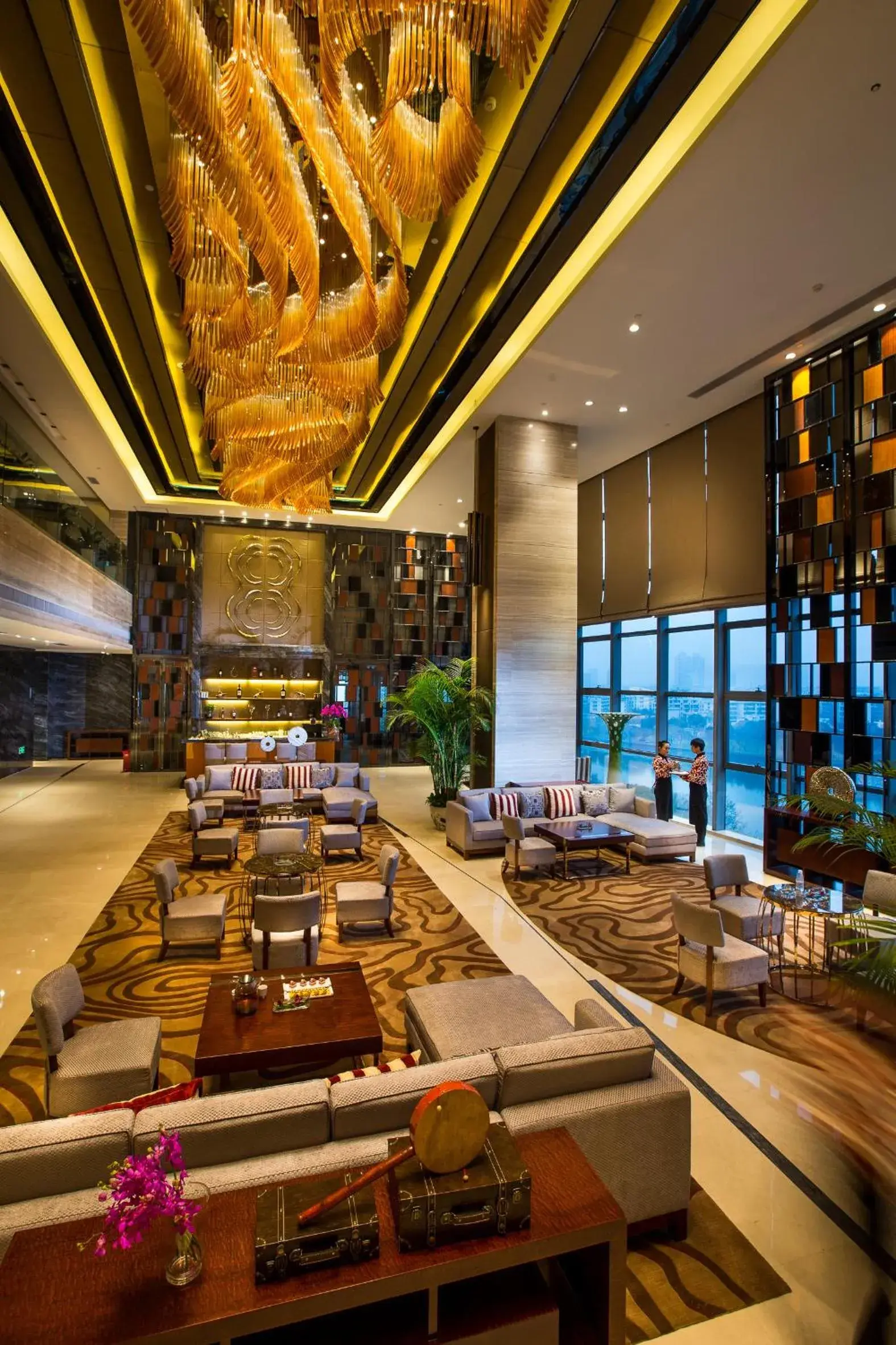 Lounge or bar in Yiwu Shangcheng Hotel Lounge or bar in Yiwu Shangcheng Hotel