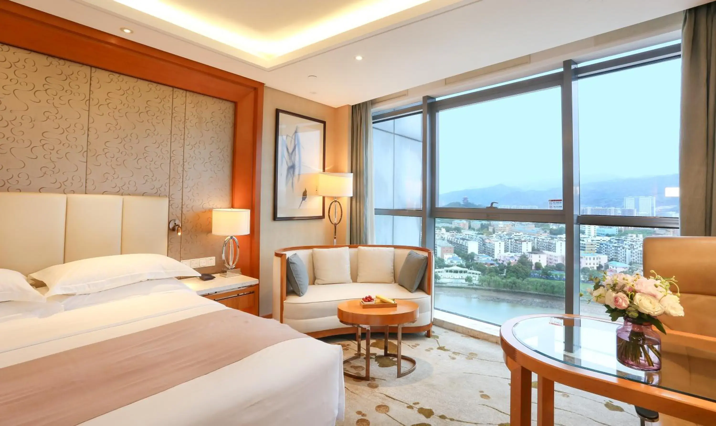 Photo of the whole room, Bed in Yiwu Shangcheng Hotel Photo of the whole room, Bed in Yiwu Shangcheng Hotel