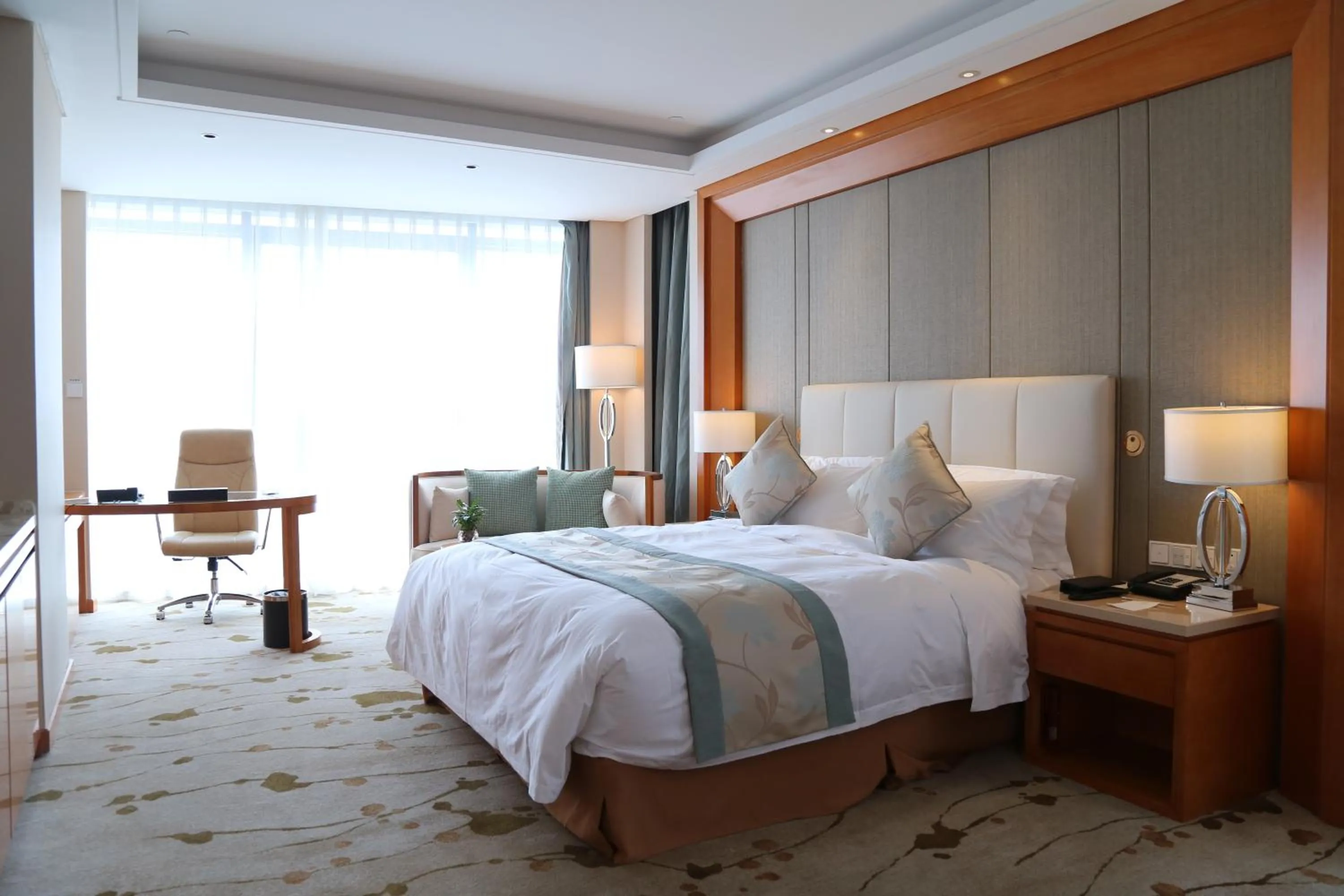 Photo of the whole room, Bed in Yiwu Shangcheng Hotel