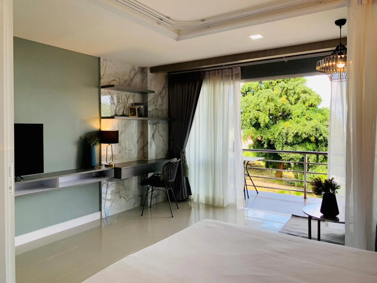 hair dresser, Bed in Ocean View Treasure Residence