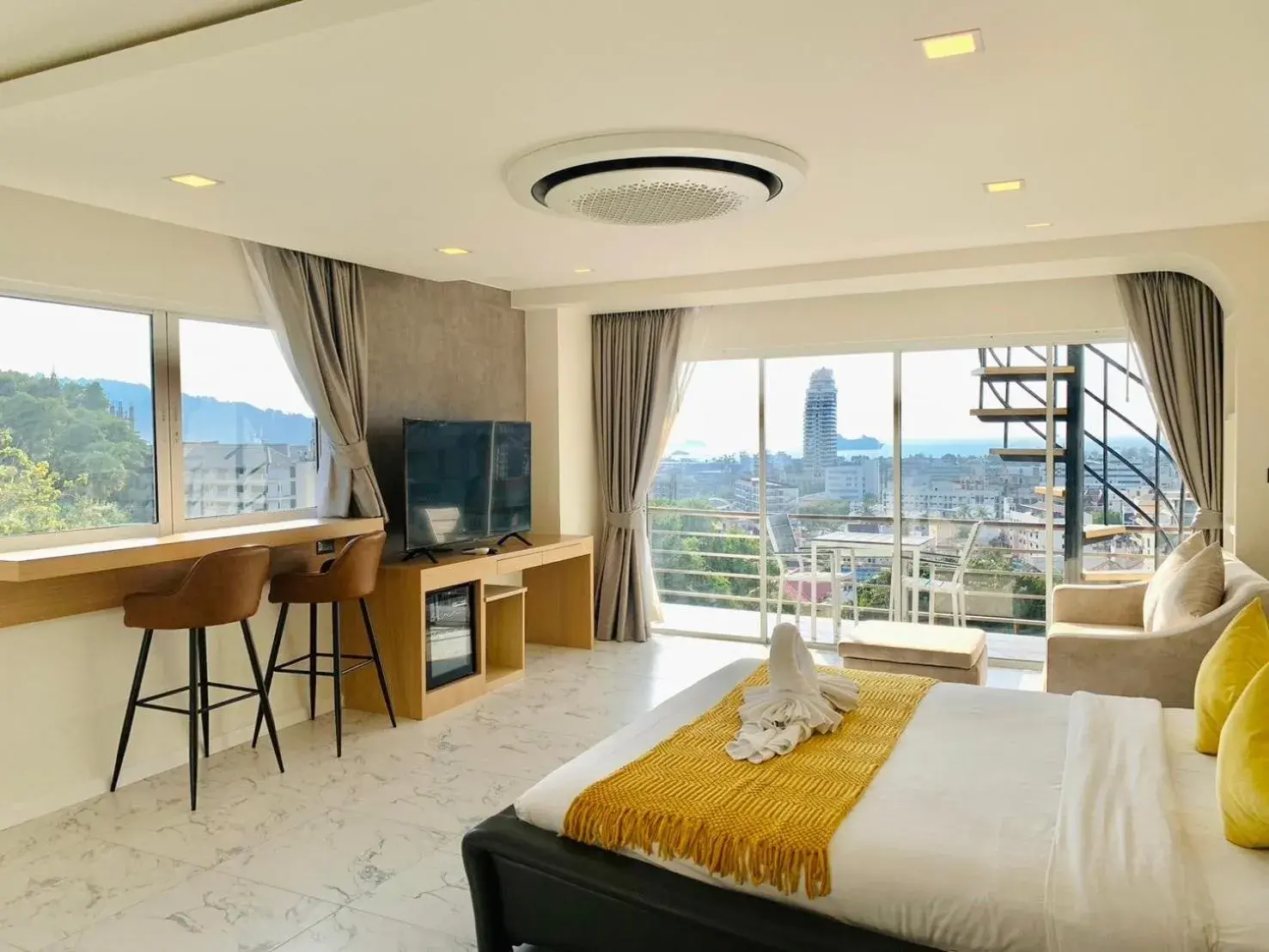 King Room with Sea View in Ocean View Treasure Residence King Room with Sea View in Ocean View Treasure Residence