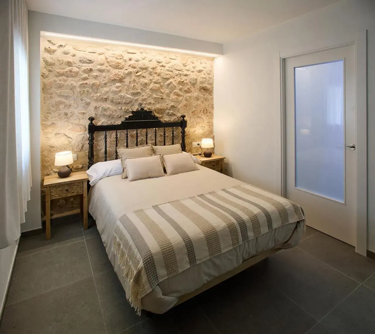Double Room with Private Bathroom - single occupancy in Hotel Mas Aguiló Double Room with Private Bathroom - single occupancy in Hotel Mas Aguiló