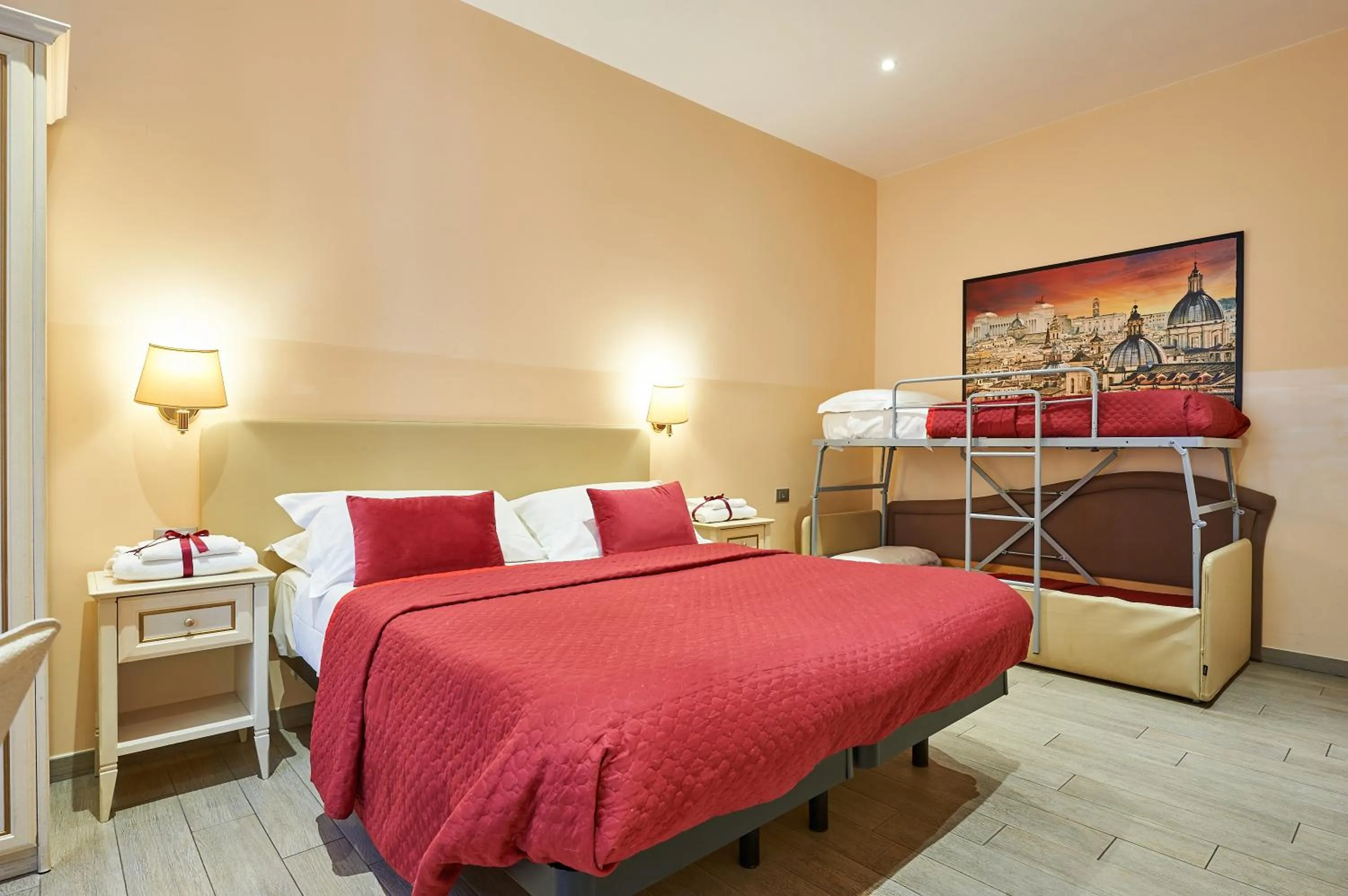 Bedroom, Bed in Catone Vatican Suites