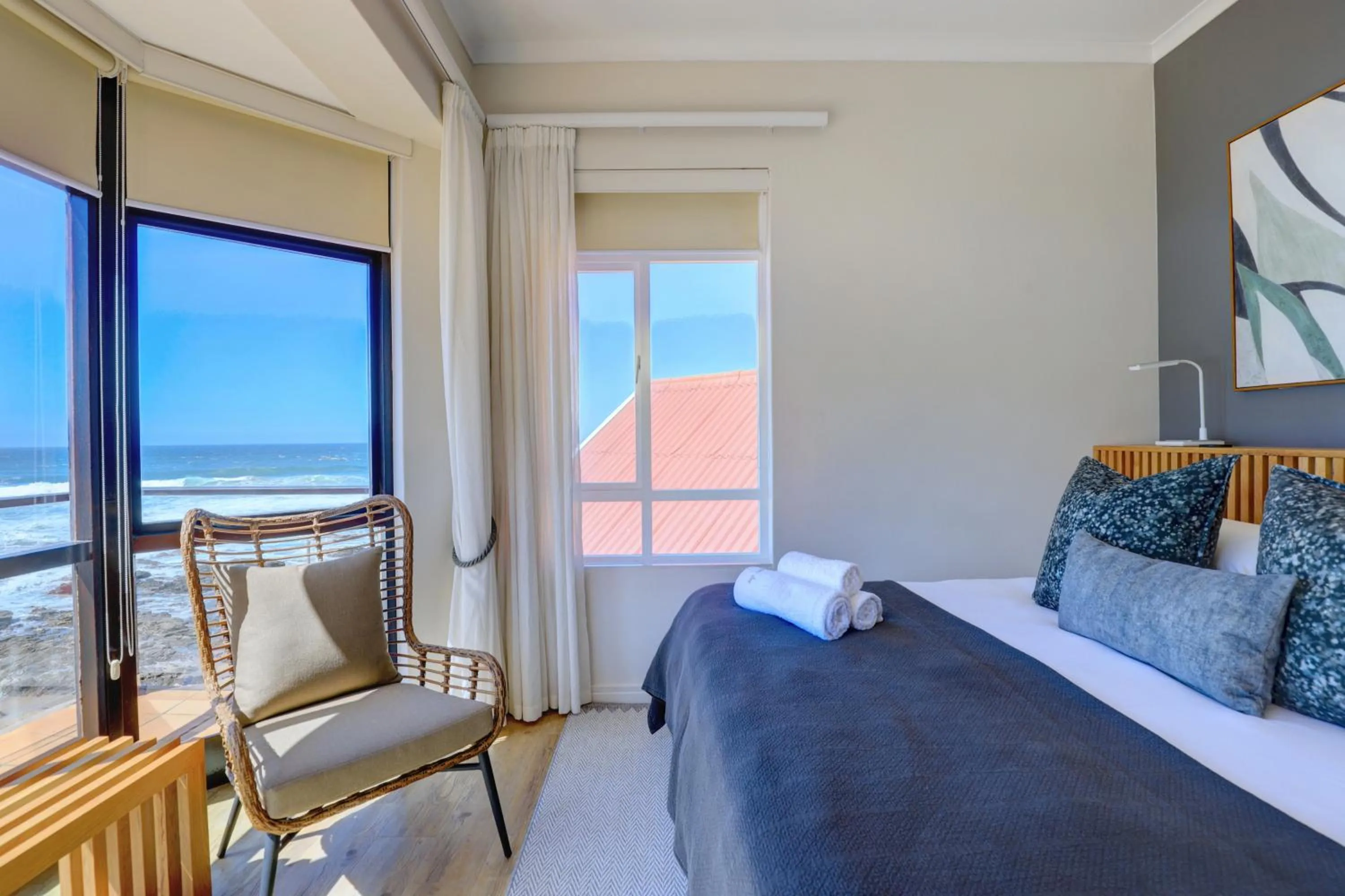 Bed in Oppiesee Selfcatering Apartments