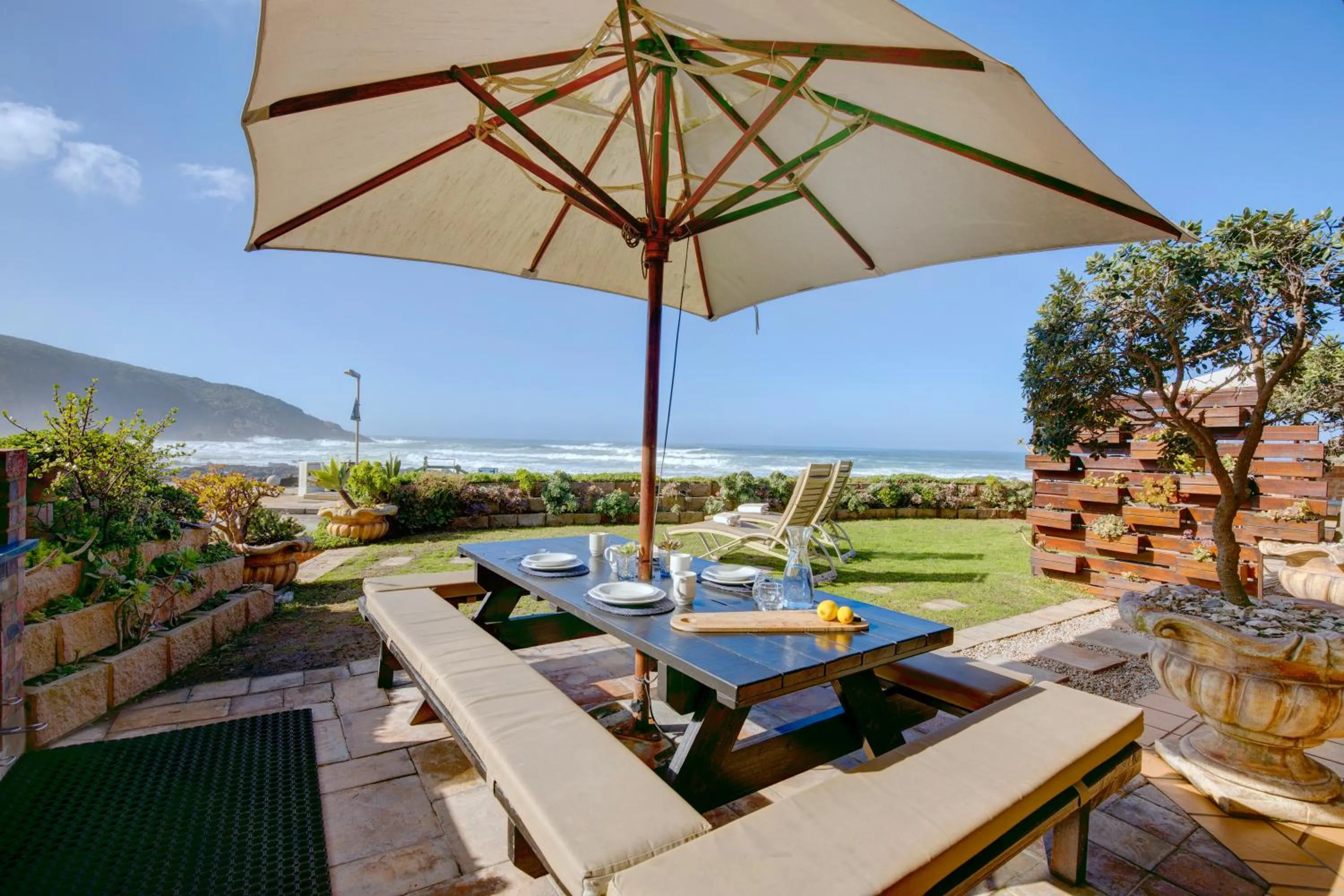 Balcony/Terrace in Oppiesee Selfcatering Apartments