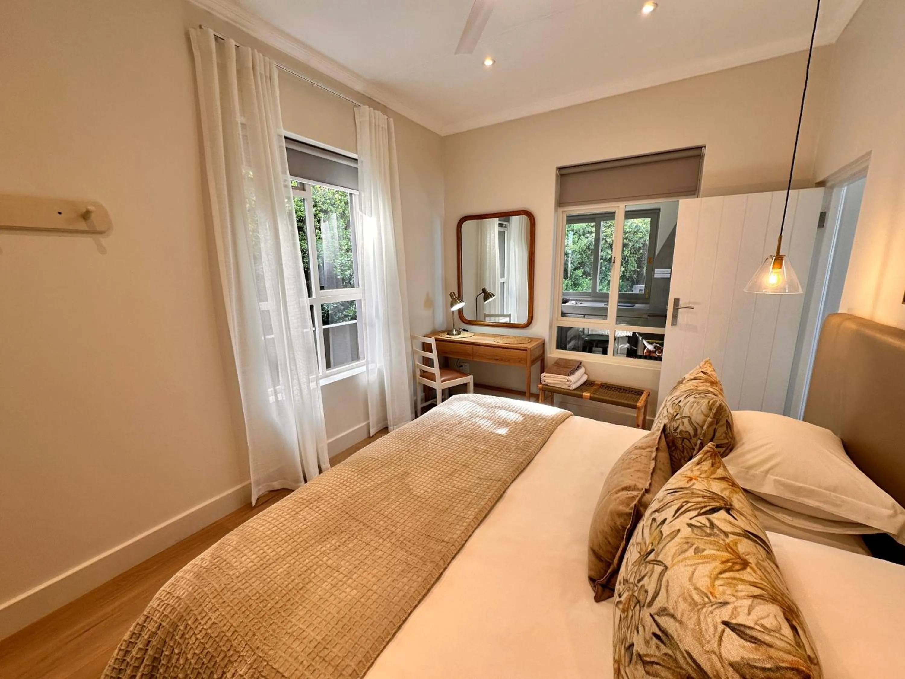 Bed in Oppiesee Selfcatering Apartments