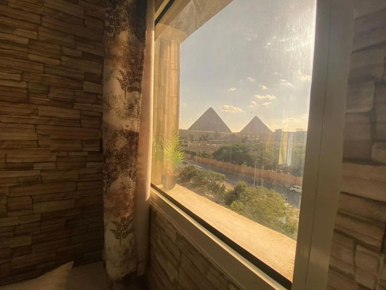 Natural landscape in A pyramids view