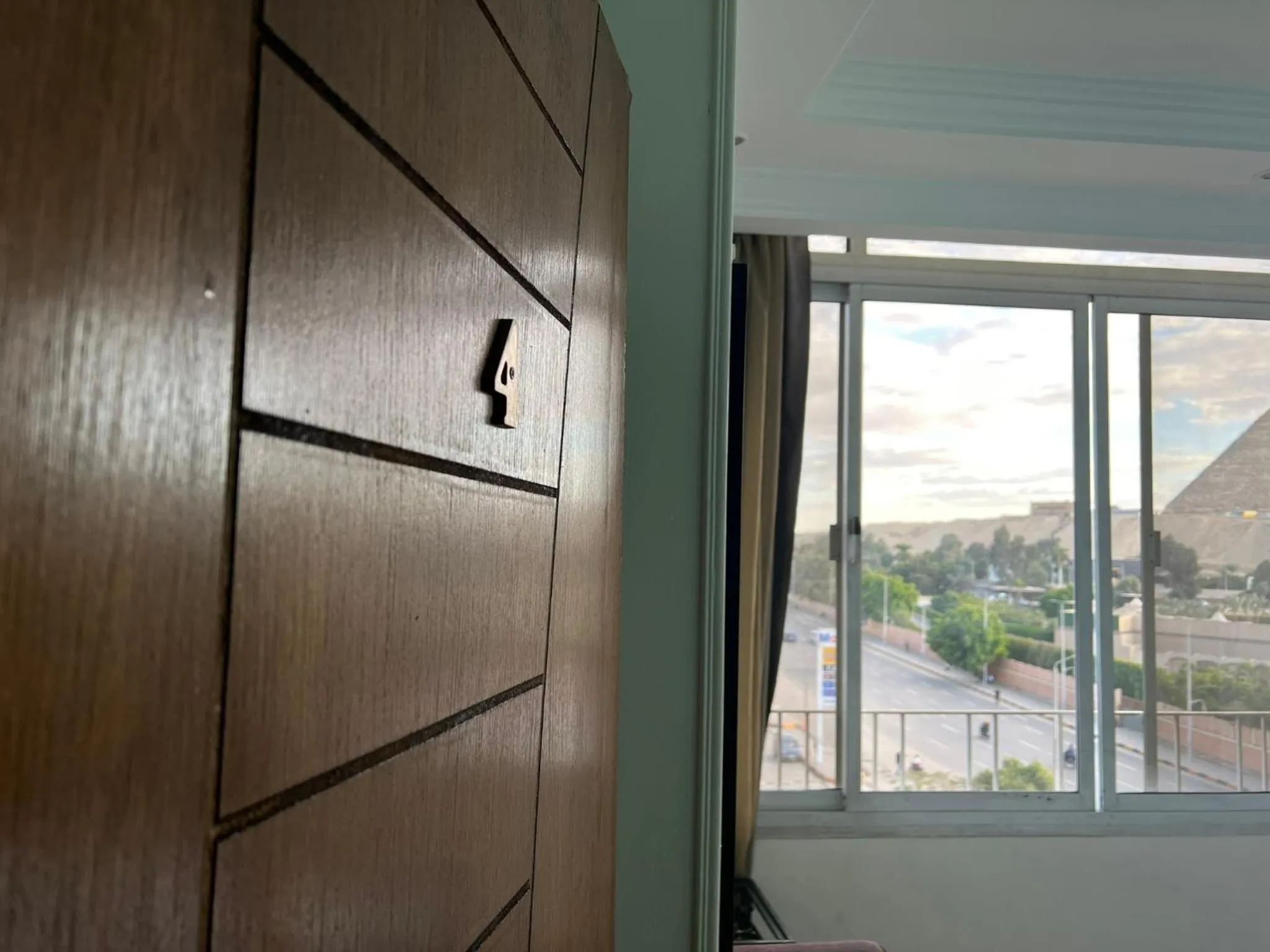 Natural landscape in A pyramids view