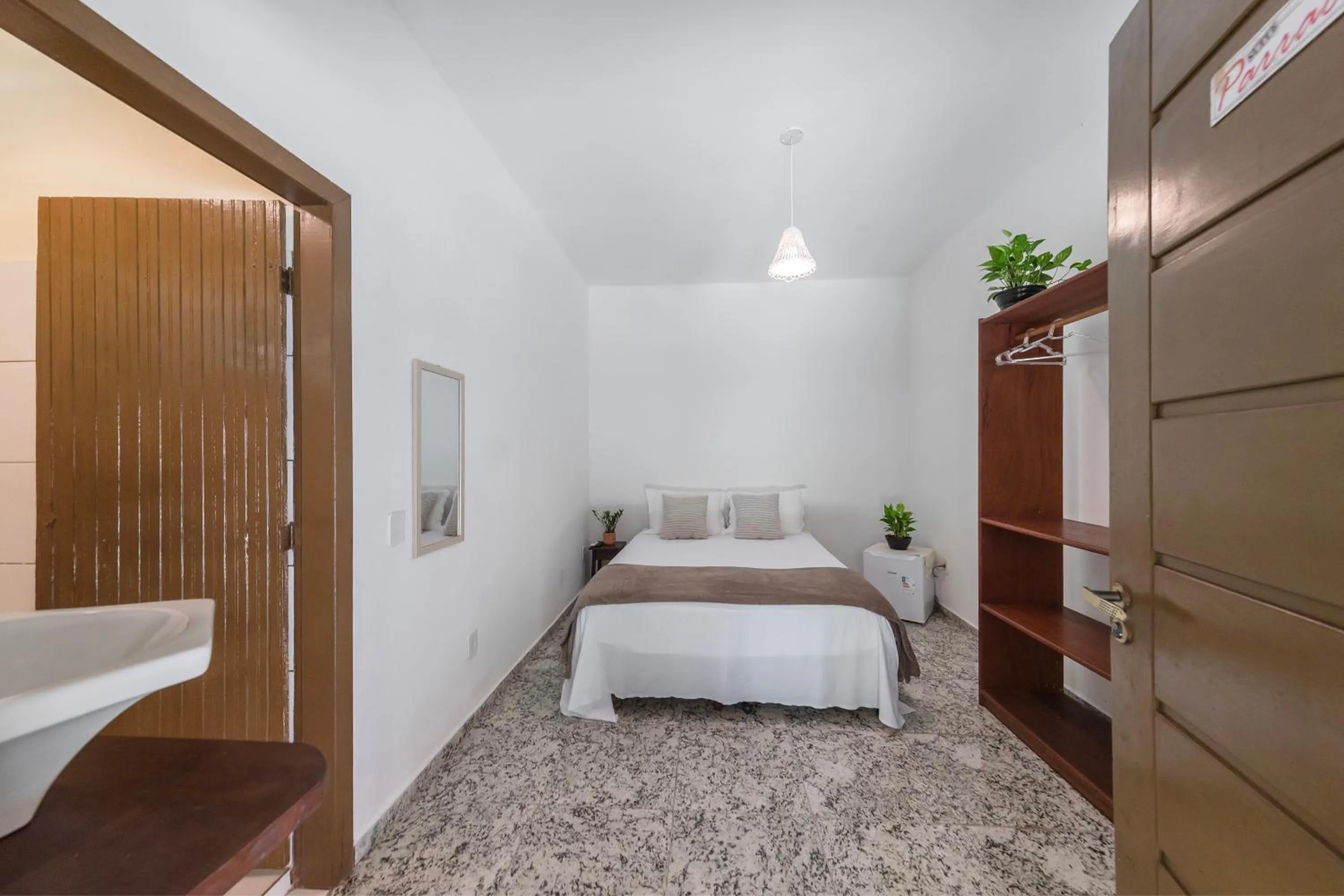 Bed in Pousada Arraial dos Sonhos