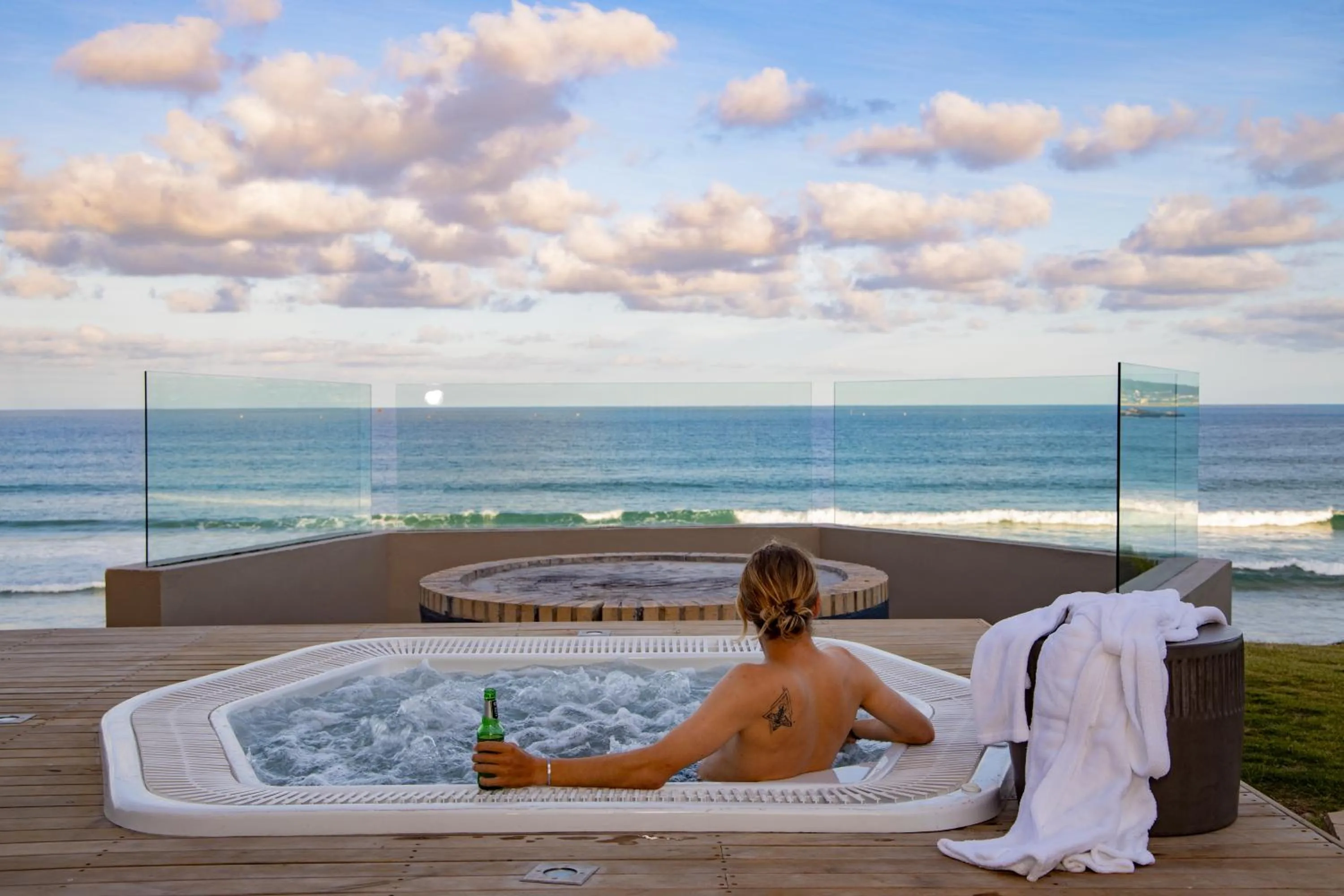 Sea view in Bay Lodge on the Beach