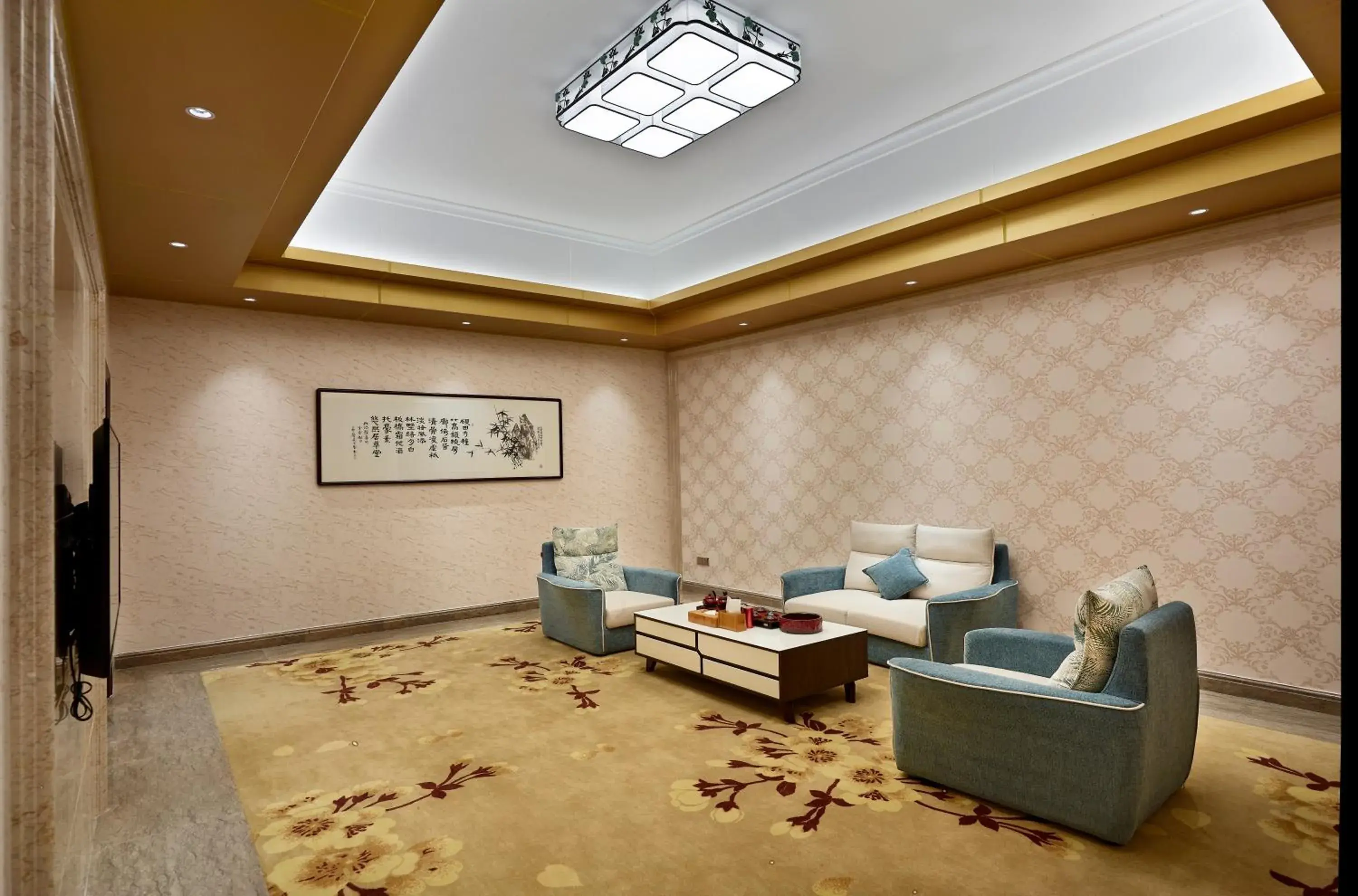 Living room in Mei Zhou Guset Hotel Living room in Mei Zhou Guset Hotel