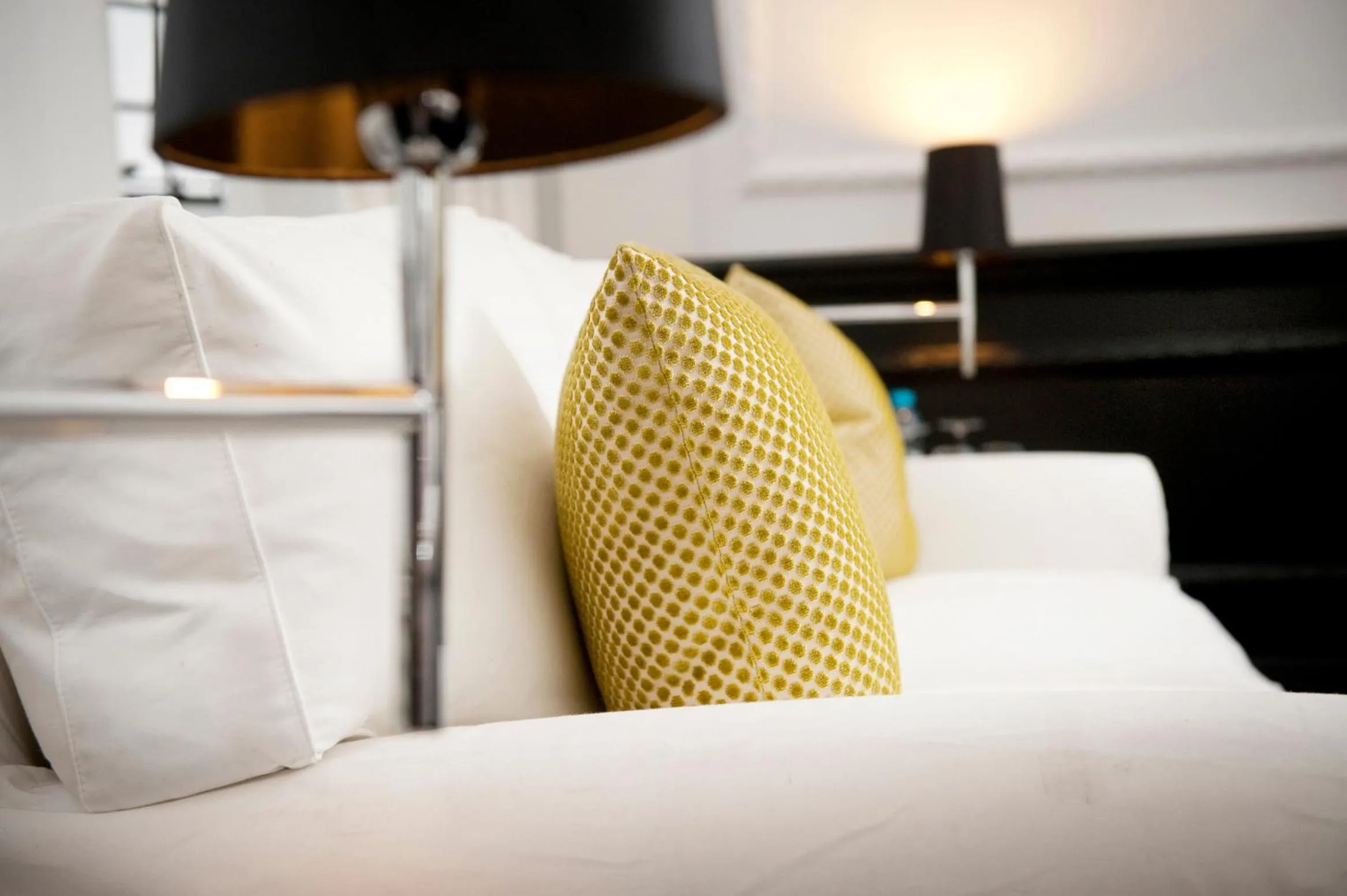 Decorative detail, Bed in Danesfield House Hotel And Spa