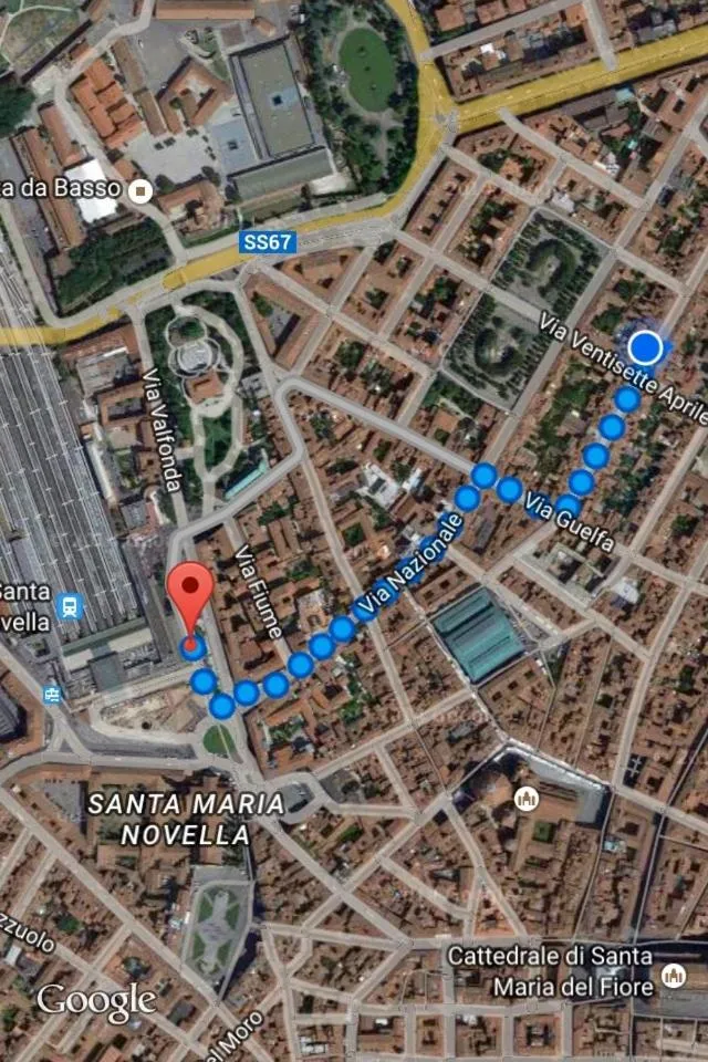 Bird's eye view in Soggiorno Arcobaleno