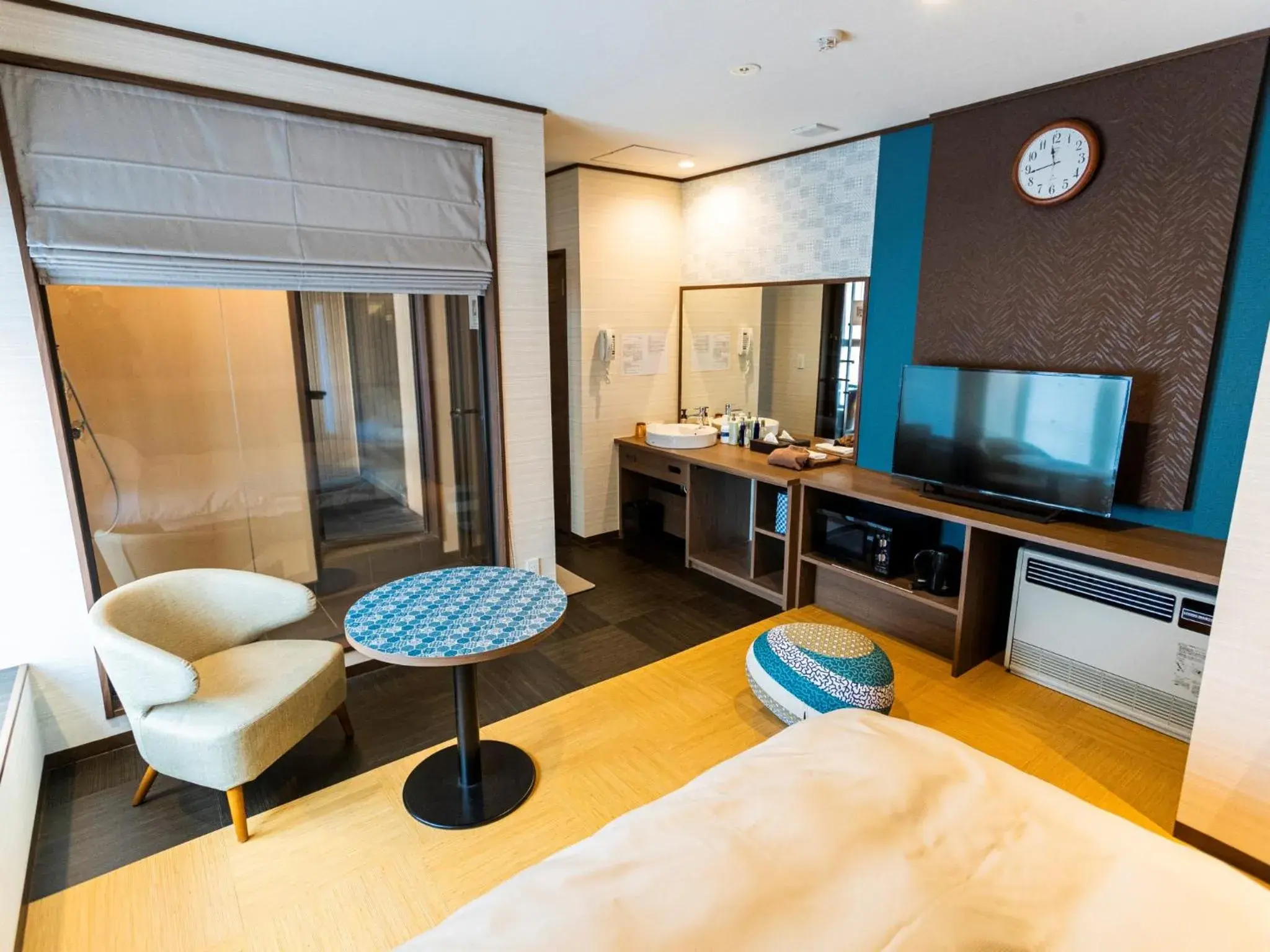 Semi Double Room with Kitchenette and Open-Air Bath - single occupancy in Gensen Ichinoyu Semi Double Room with Kitchenette and Open-Air Bath - single occupancy in Gensen Ichinoyu