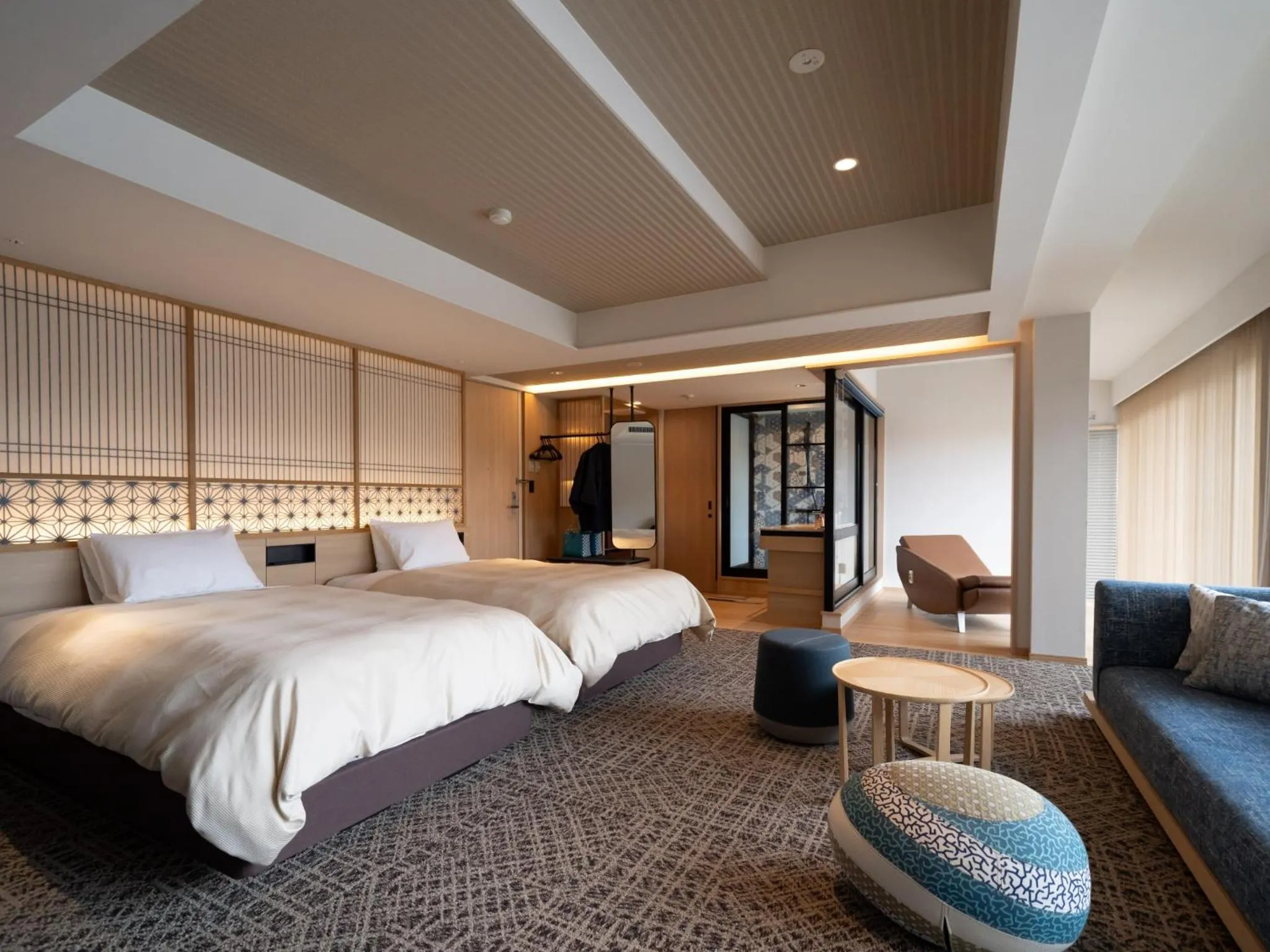 Photo of the whole room in Gensen Ichinoyu