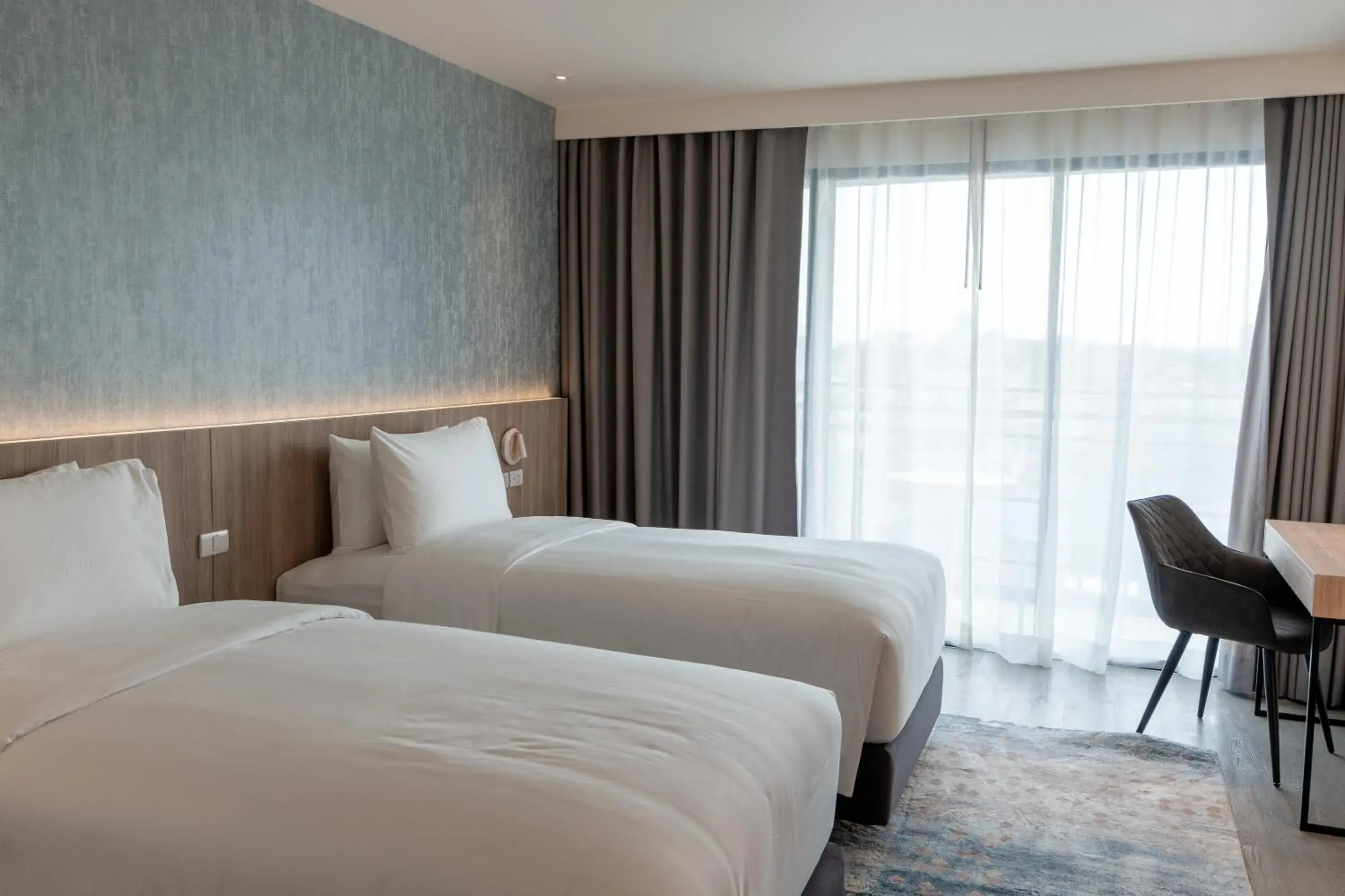 Superior Twin Room in GLOW Bangkok Riverside Superior Twin Room in GLOW Bangkok Riverside