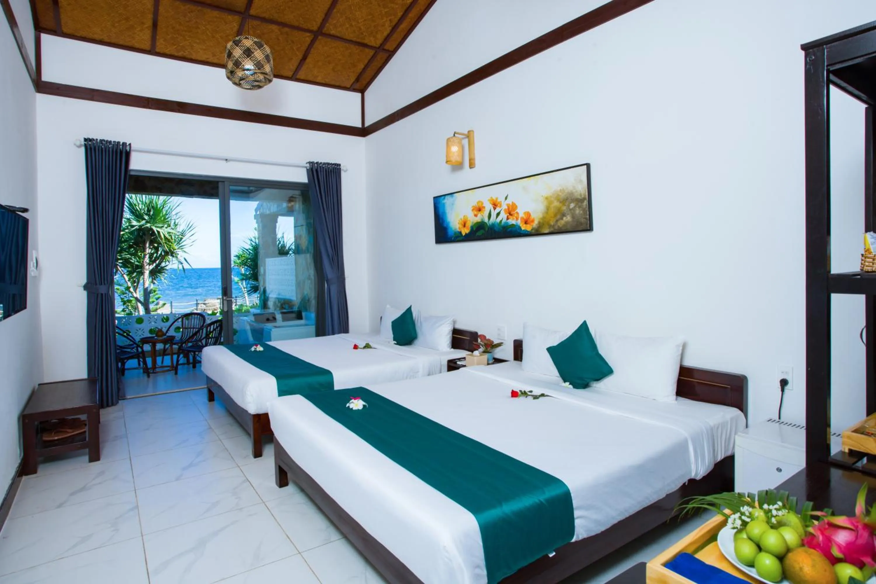 Bed in Adora Bay Ke Ga Beach Resort
