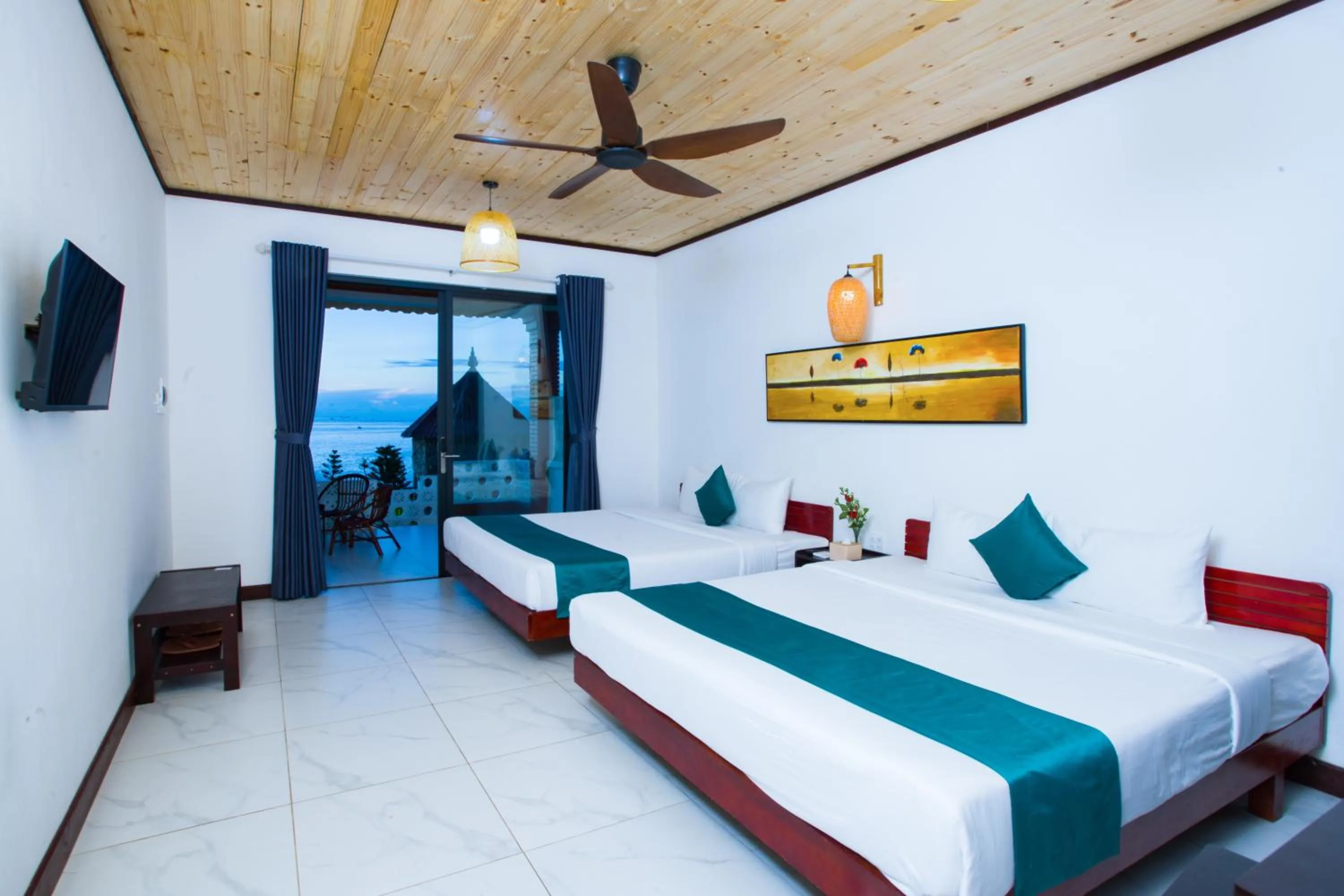 Bed in Adora Bay Ke Ga Beach Resort