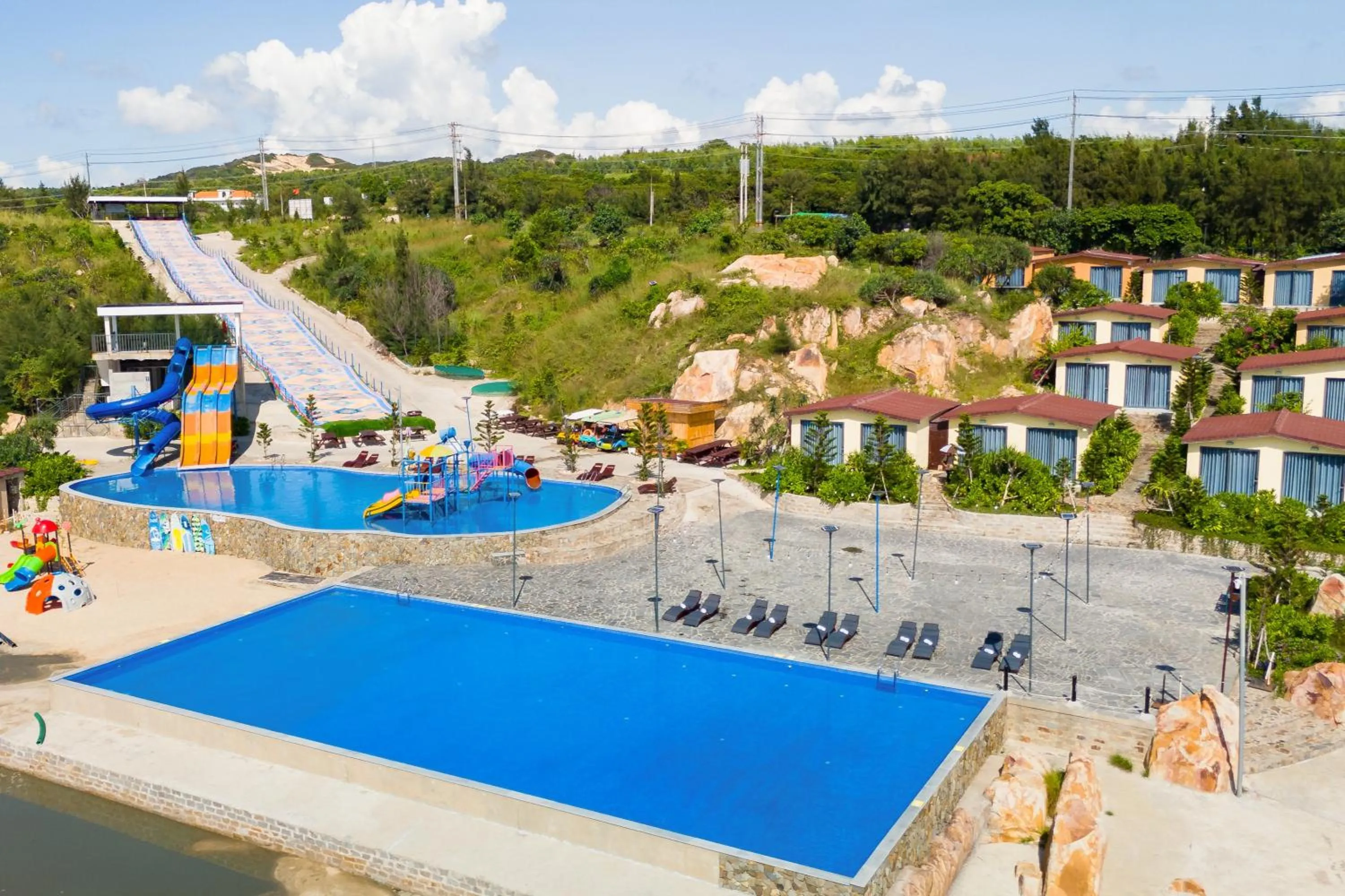 Aqua park in Adora Bay Ke Ga Beach Resort