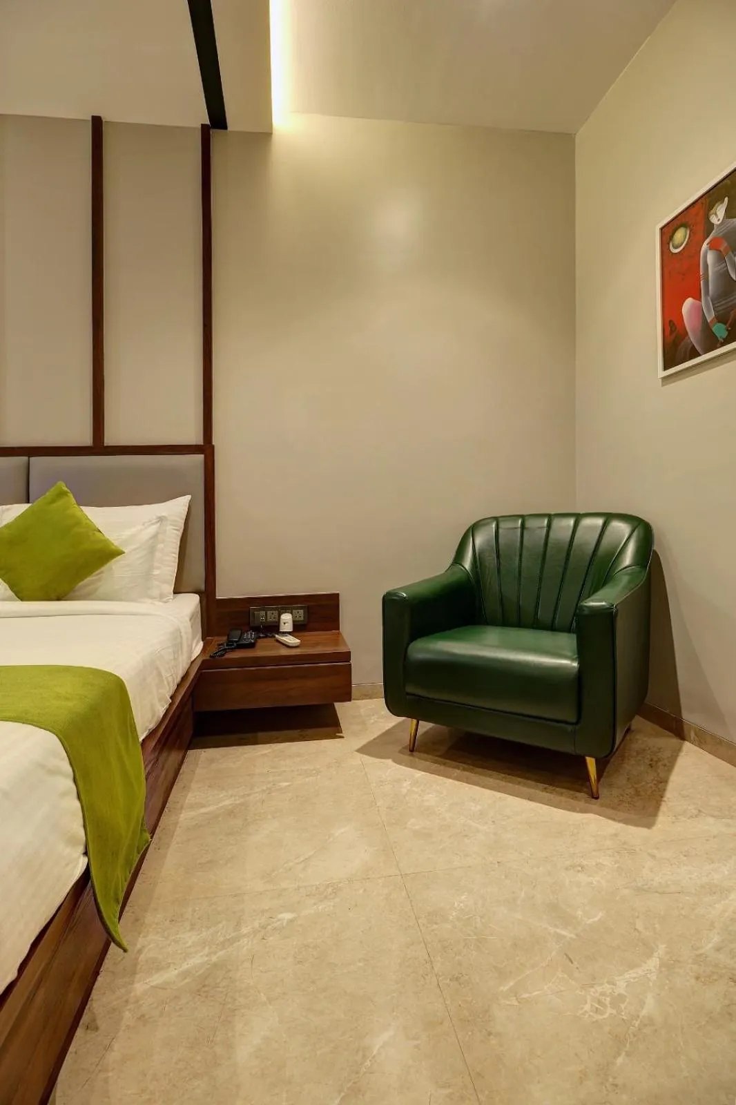 Bed in Magnus Fortune House Business Hotel , Magarpatta