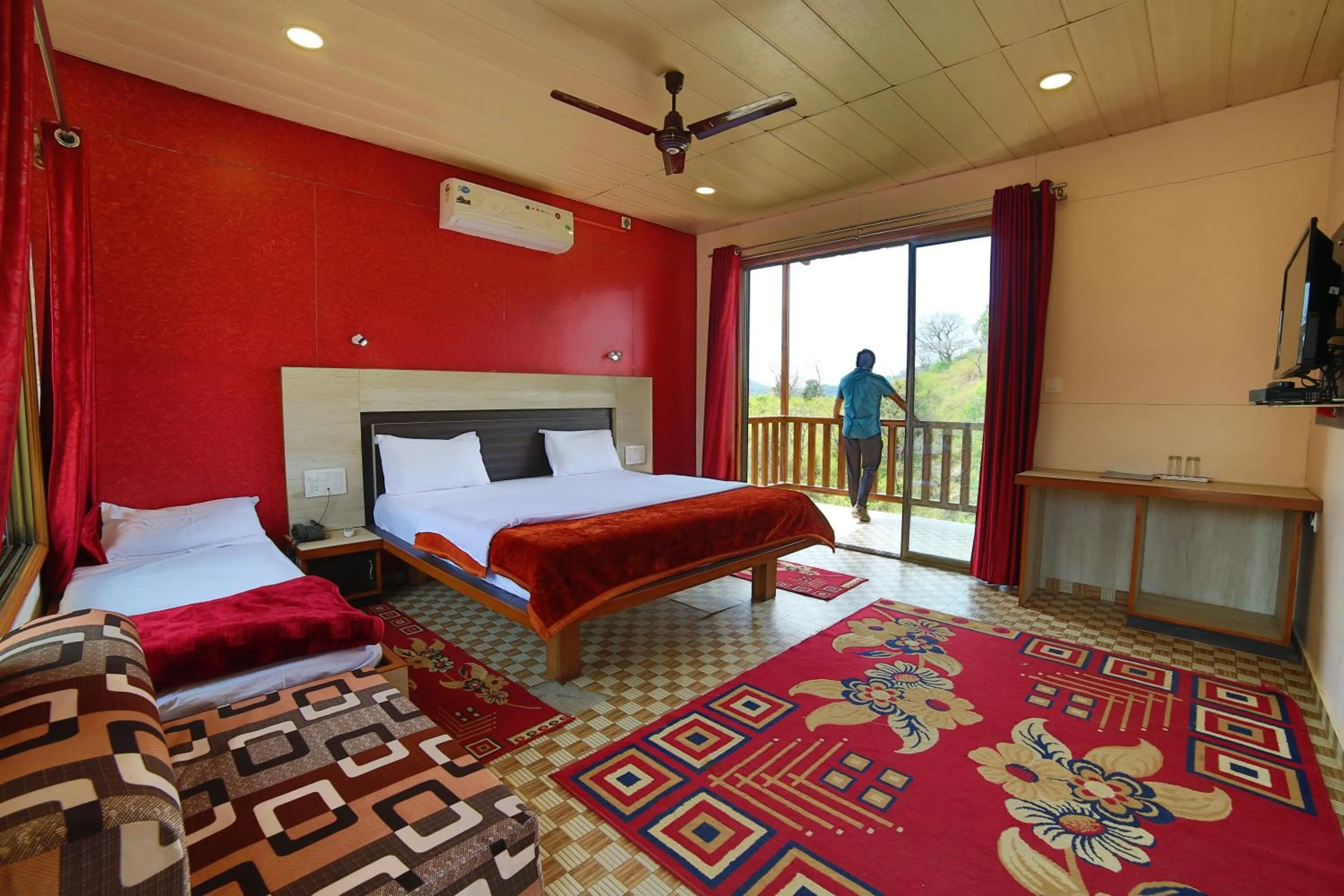 Photo of the whole room, Bed in Forest Eco Lodge