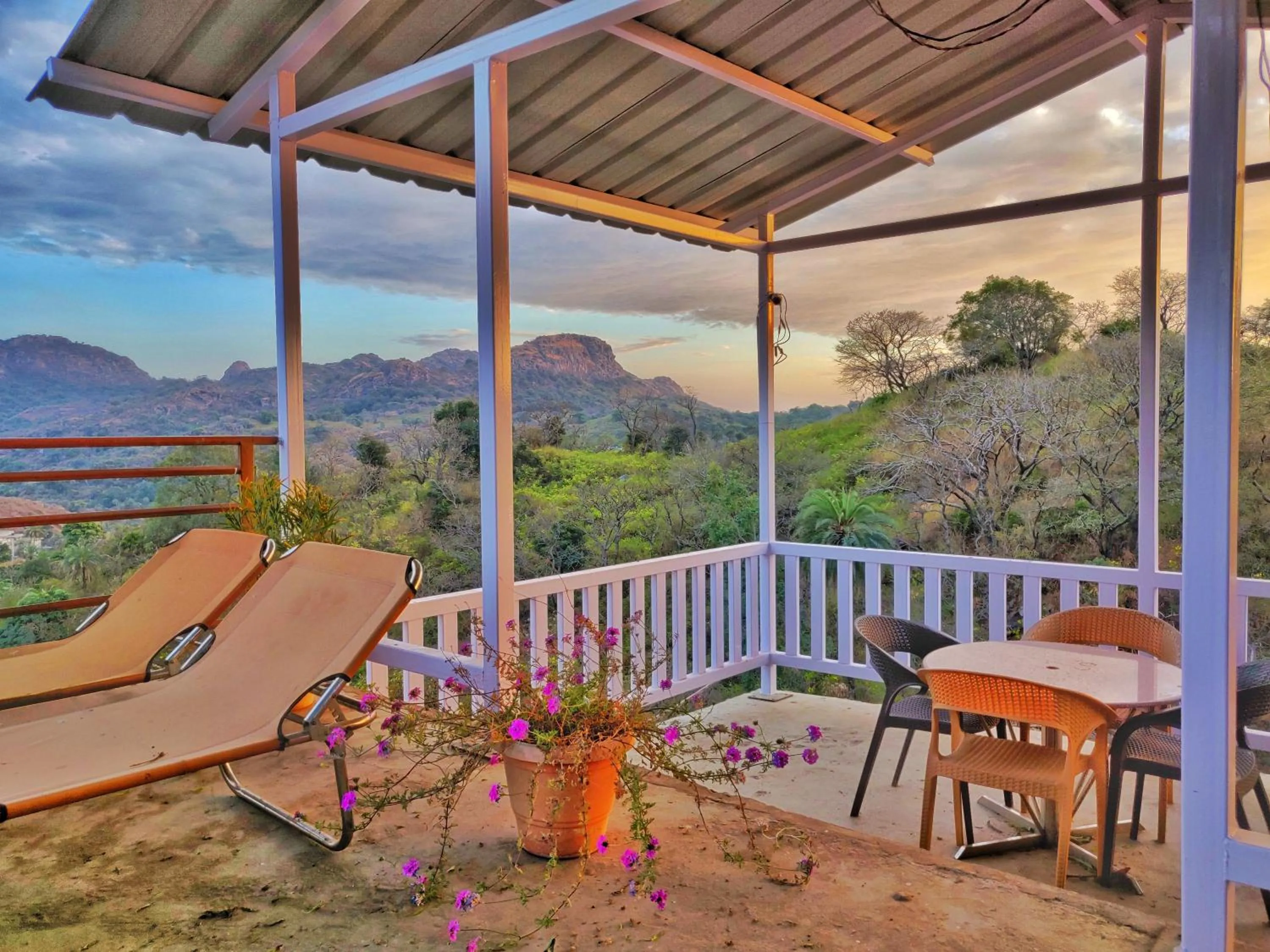 Balcony/Terrace in Forest Eco Lodge