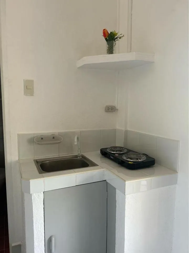 Kitchen or kitchenette in Moonlight Breeze Inn Boracay