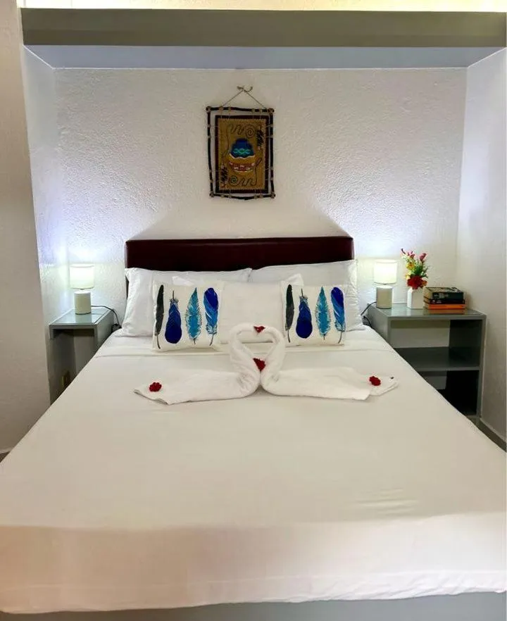 Bed in Moonlight Breeze Inn Boracay