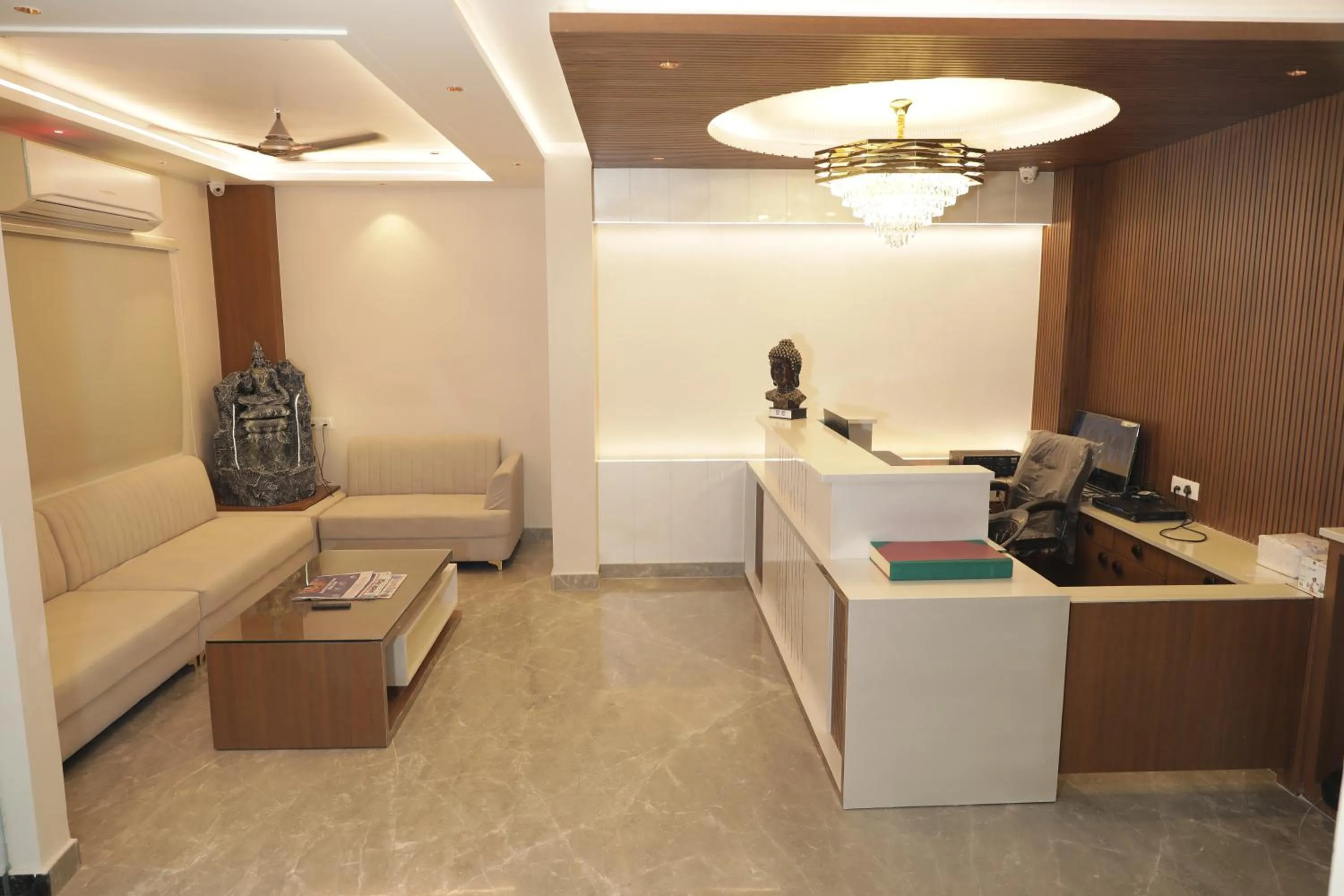 Seating area in Kashi Vilaa